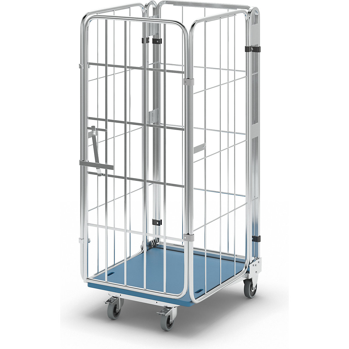 Roll container, nestable