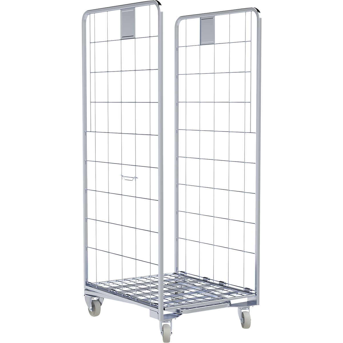 Roll container, nestable