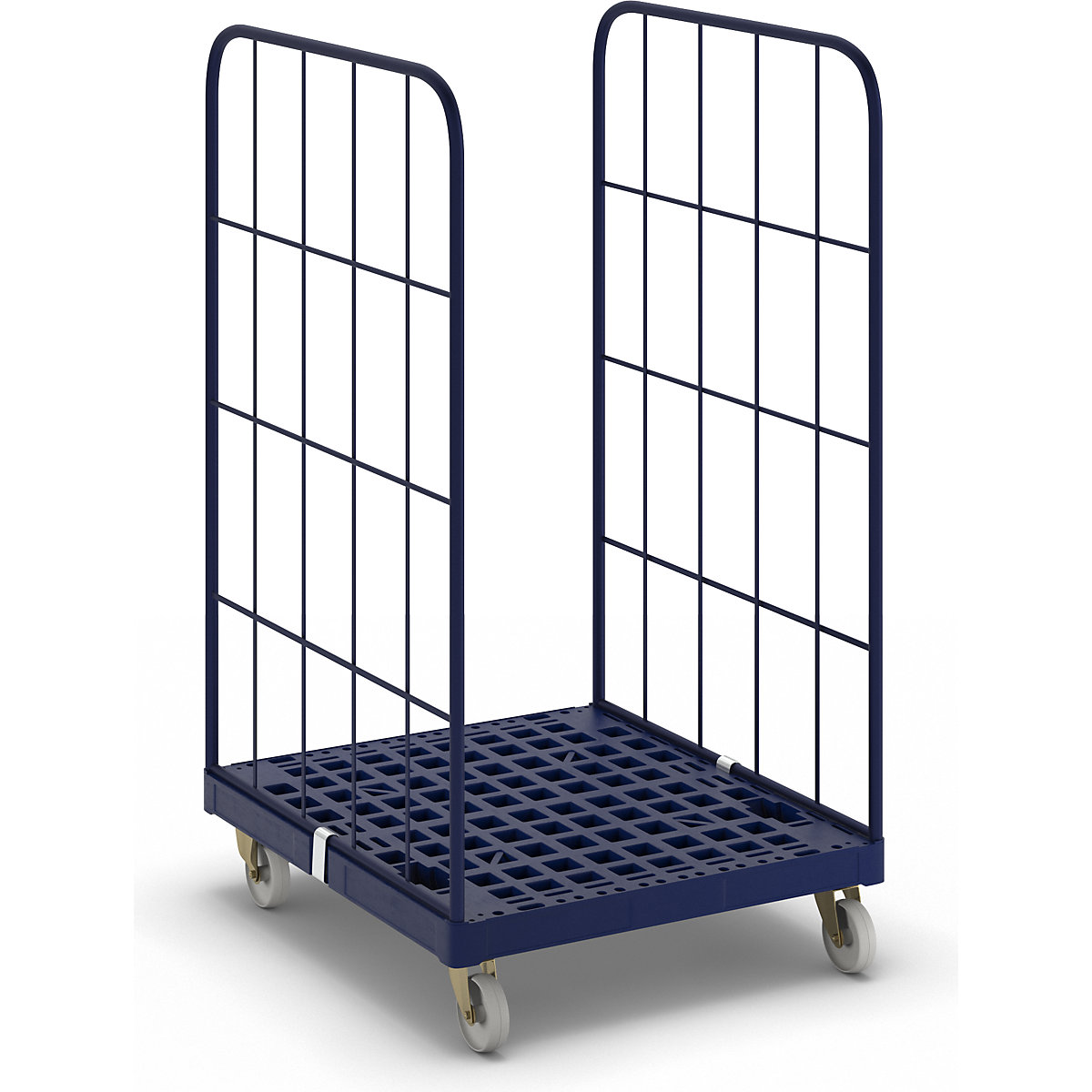 Roll container with plastic dolly (Product illustration 2)-1