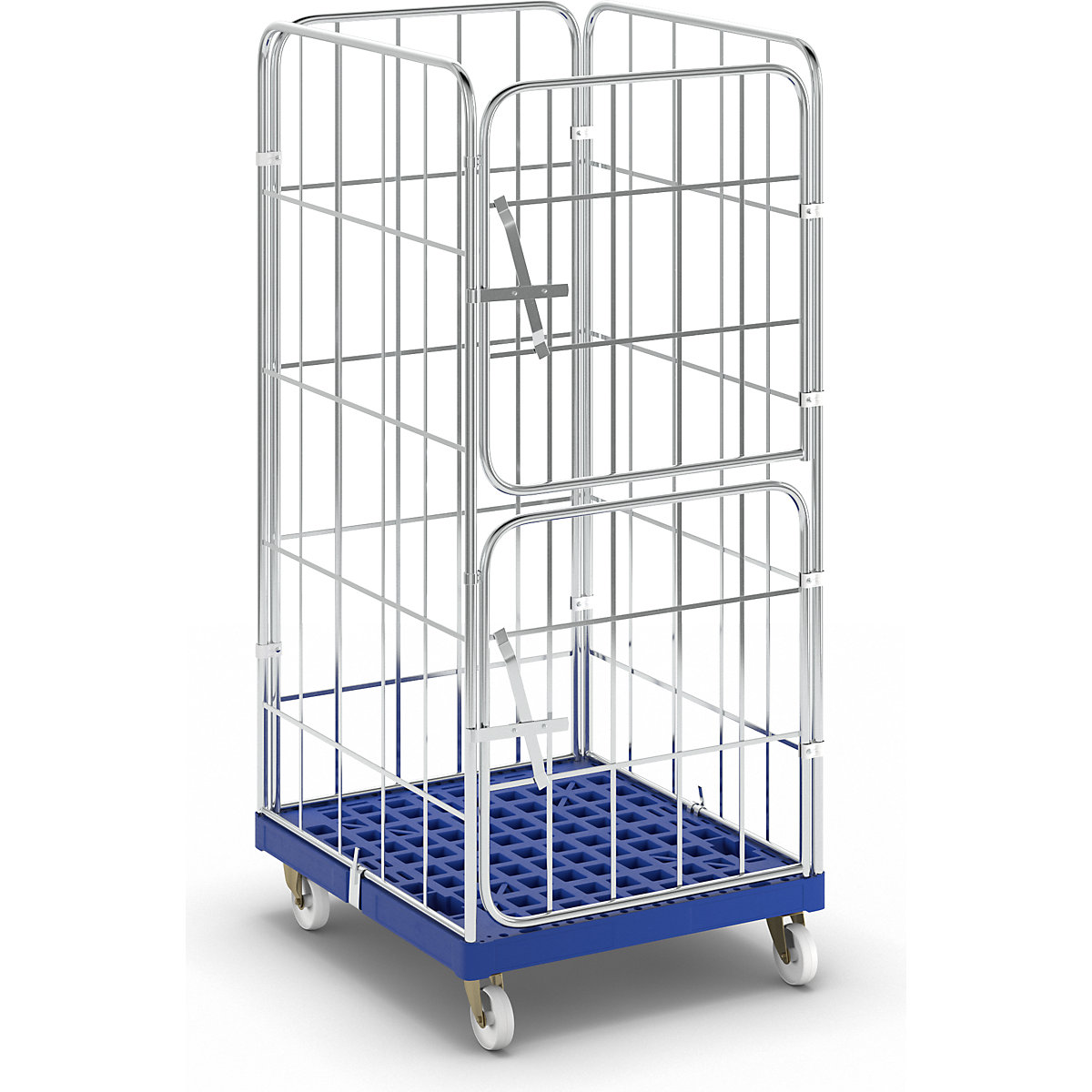Roll container with plastic dolly (Product illustration 3)-2