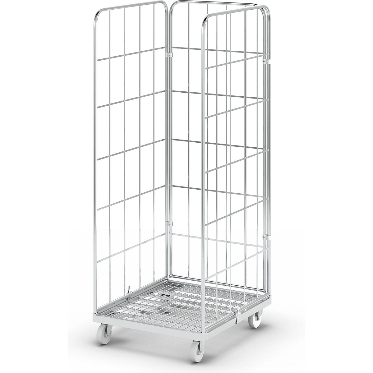 Steel roll container