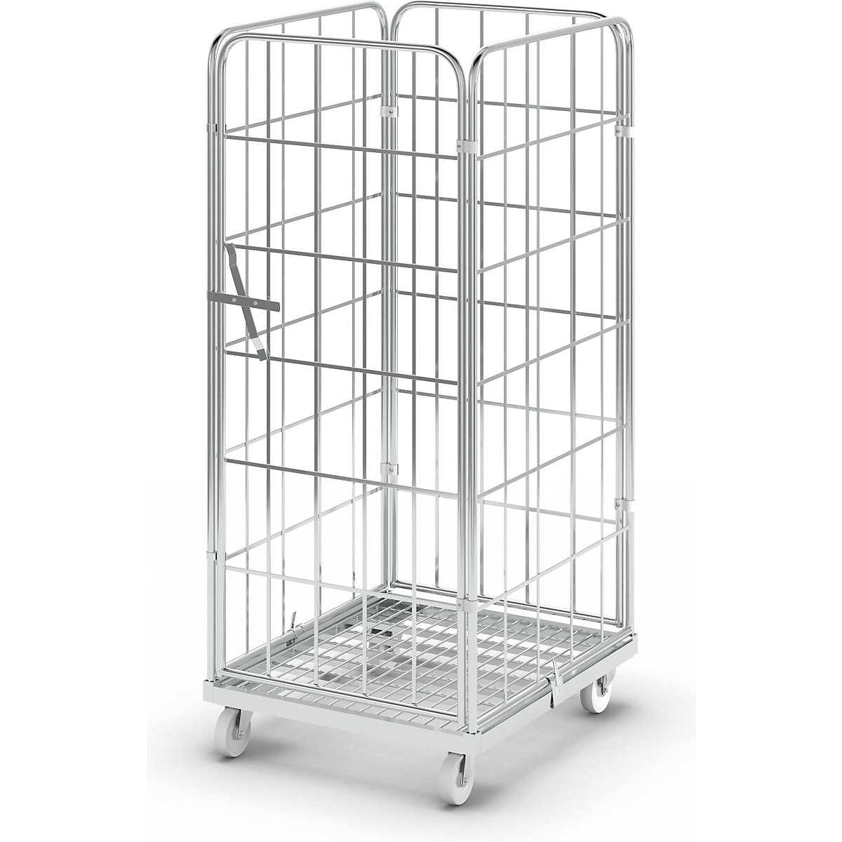 Steel roll container