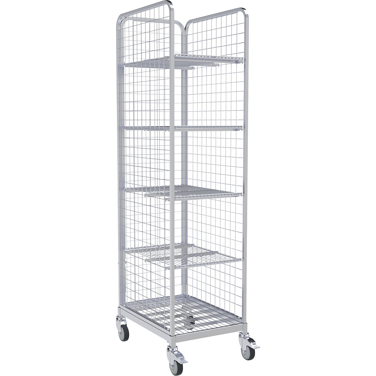 Steel roll container