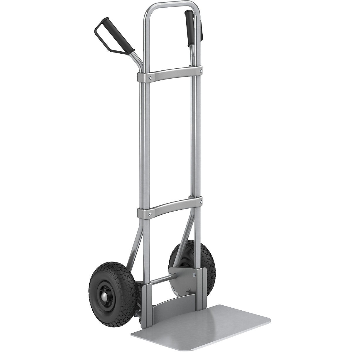 Sack truck, zinc plated - eurokraft pro