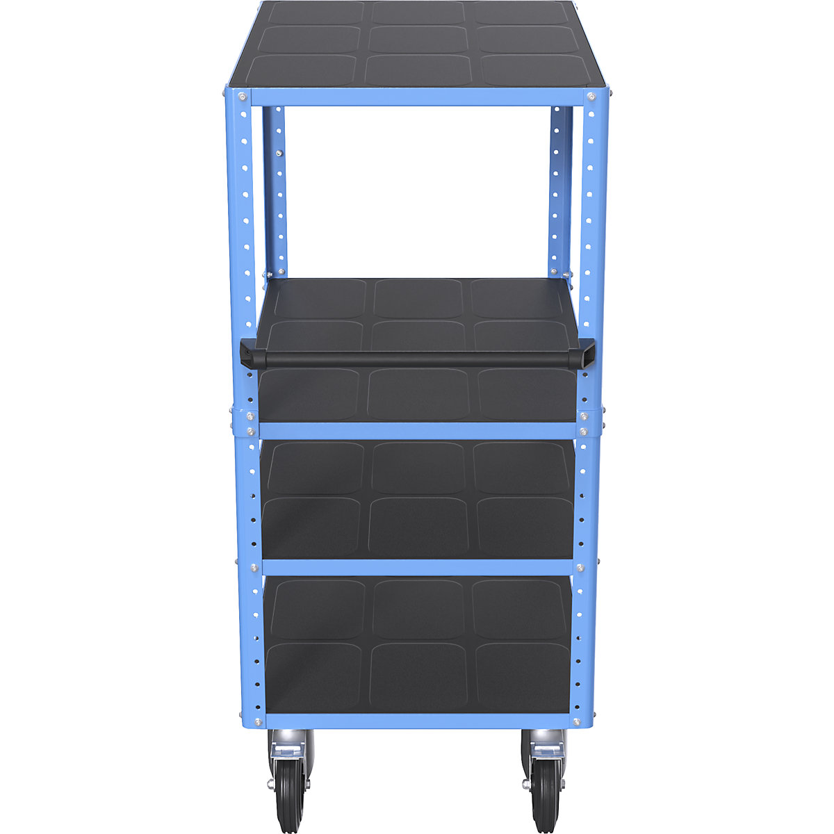 CustomLine shelf truck, open on 4 sides – eurokraft pro (Product illustration 8)-7