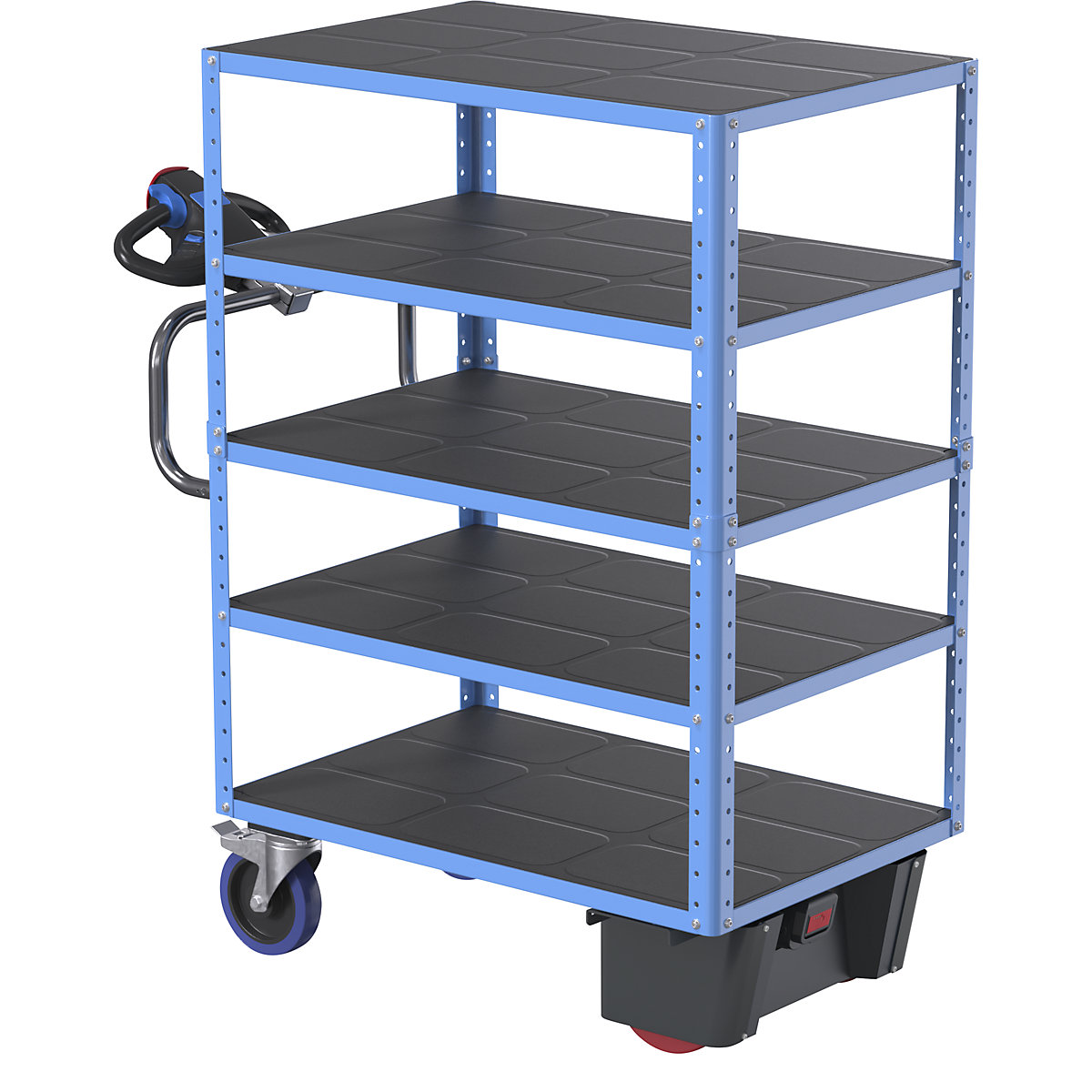 CustomLine shelf truck with electric drive – eurokraft pro (Product illustration 7)-6