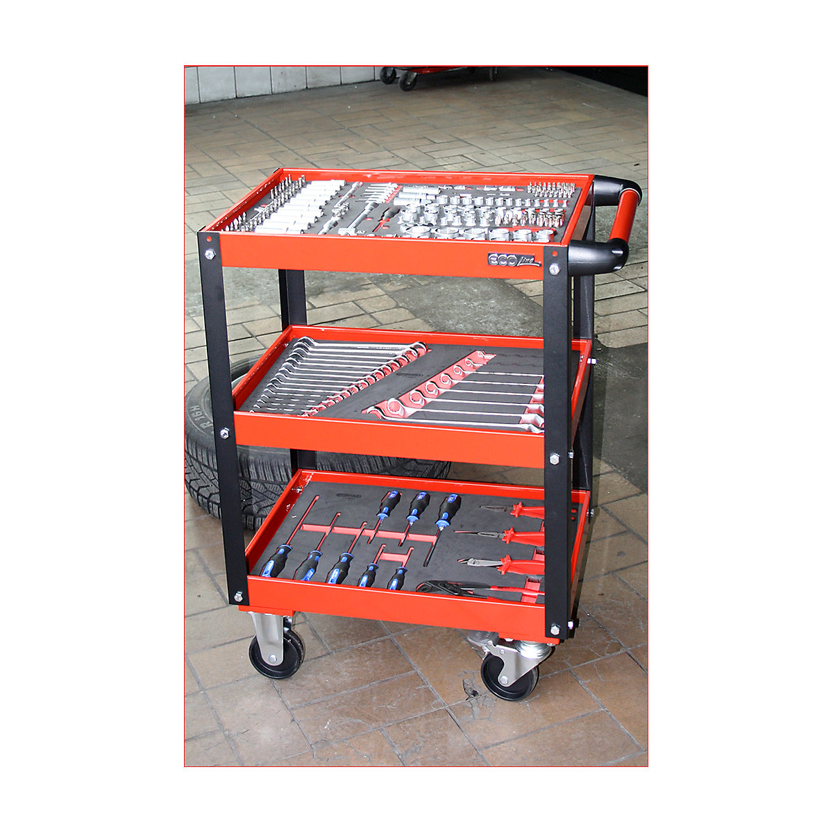 ECOline workshop service trolley – KS Tools (Product illustration 3)-2