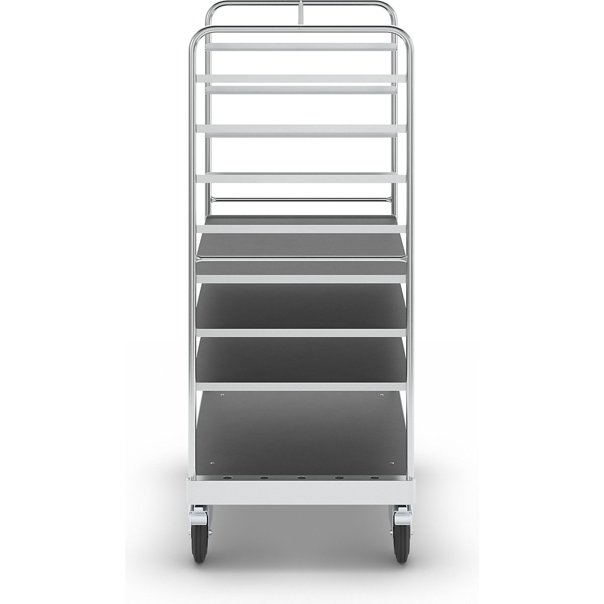 Multi-shelf truck, zinc plated – Kongamek (Product illustration 9)-8
