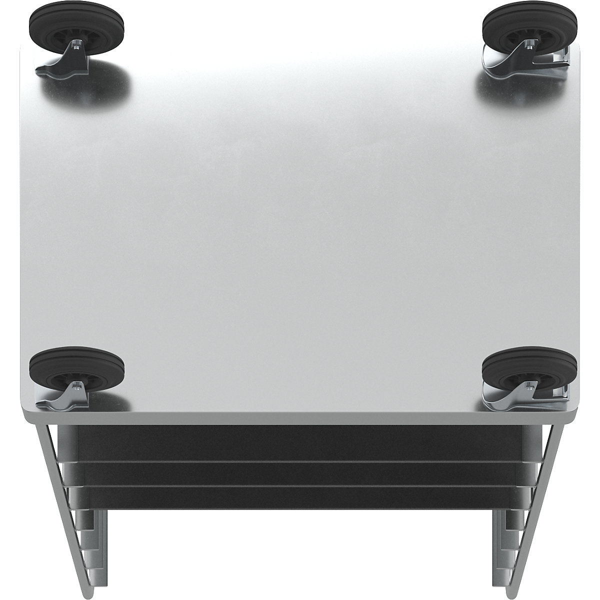 Multi-shelf truck, zinc plated – Kongamek (Product illustration 11)-10