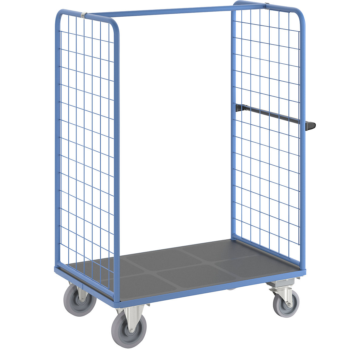 Shelf truck with mesh side panels – eurokraft pro (Product illustration 3)-2