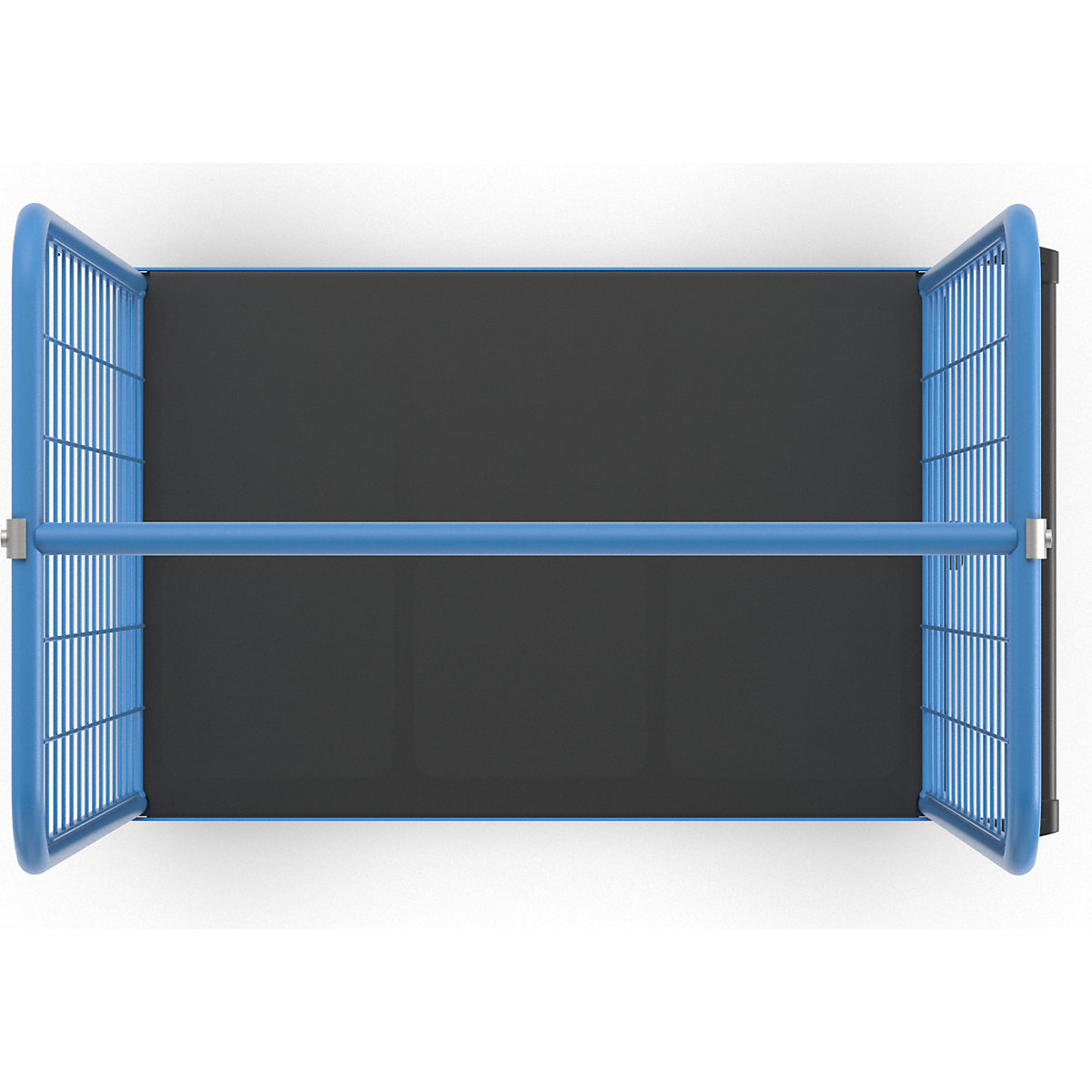 Shelf truck with mesh side panels – eurokraft pro (Product illustration 6)-5