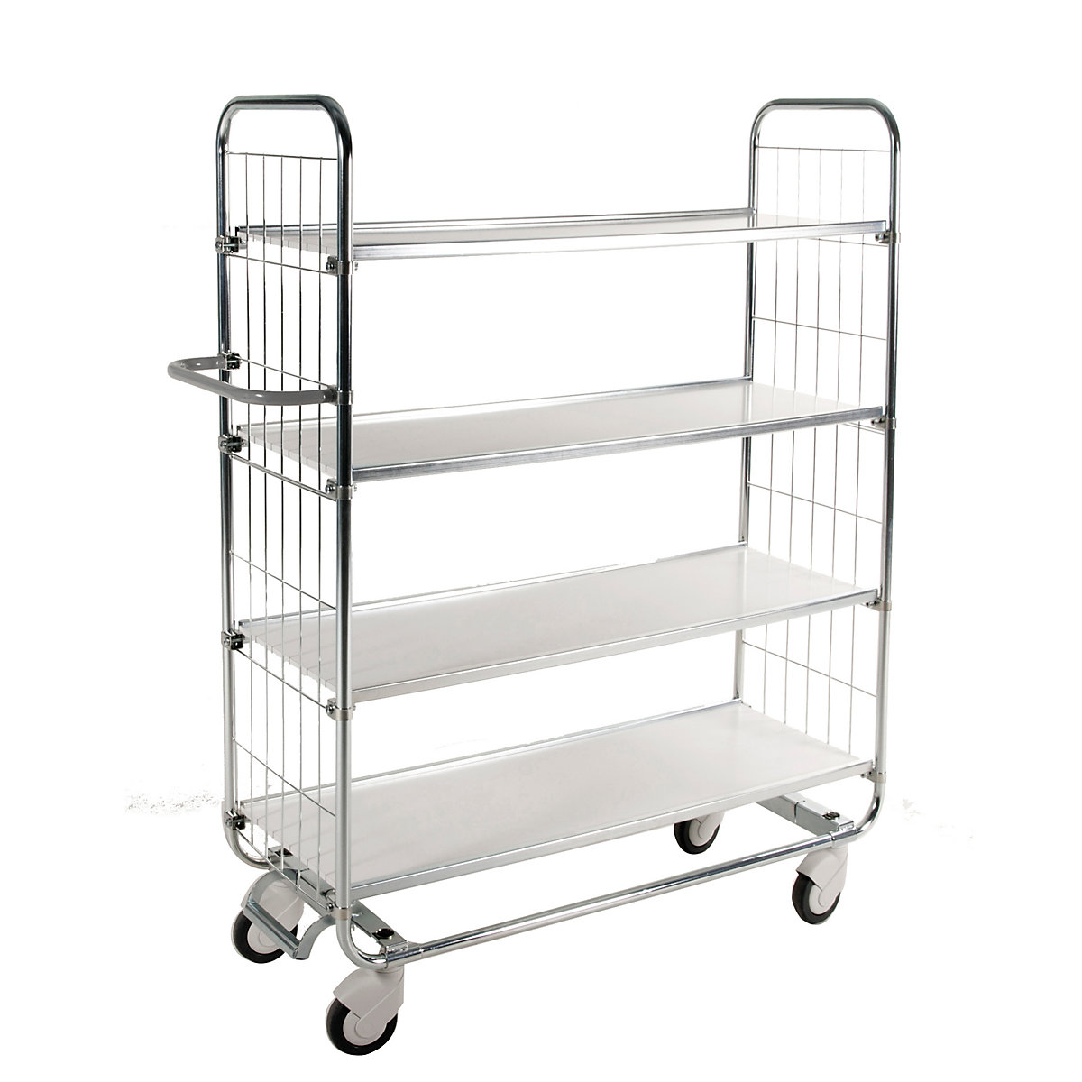 Zinc plated shelf truck – Kongamek (Product illustration 9)-8