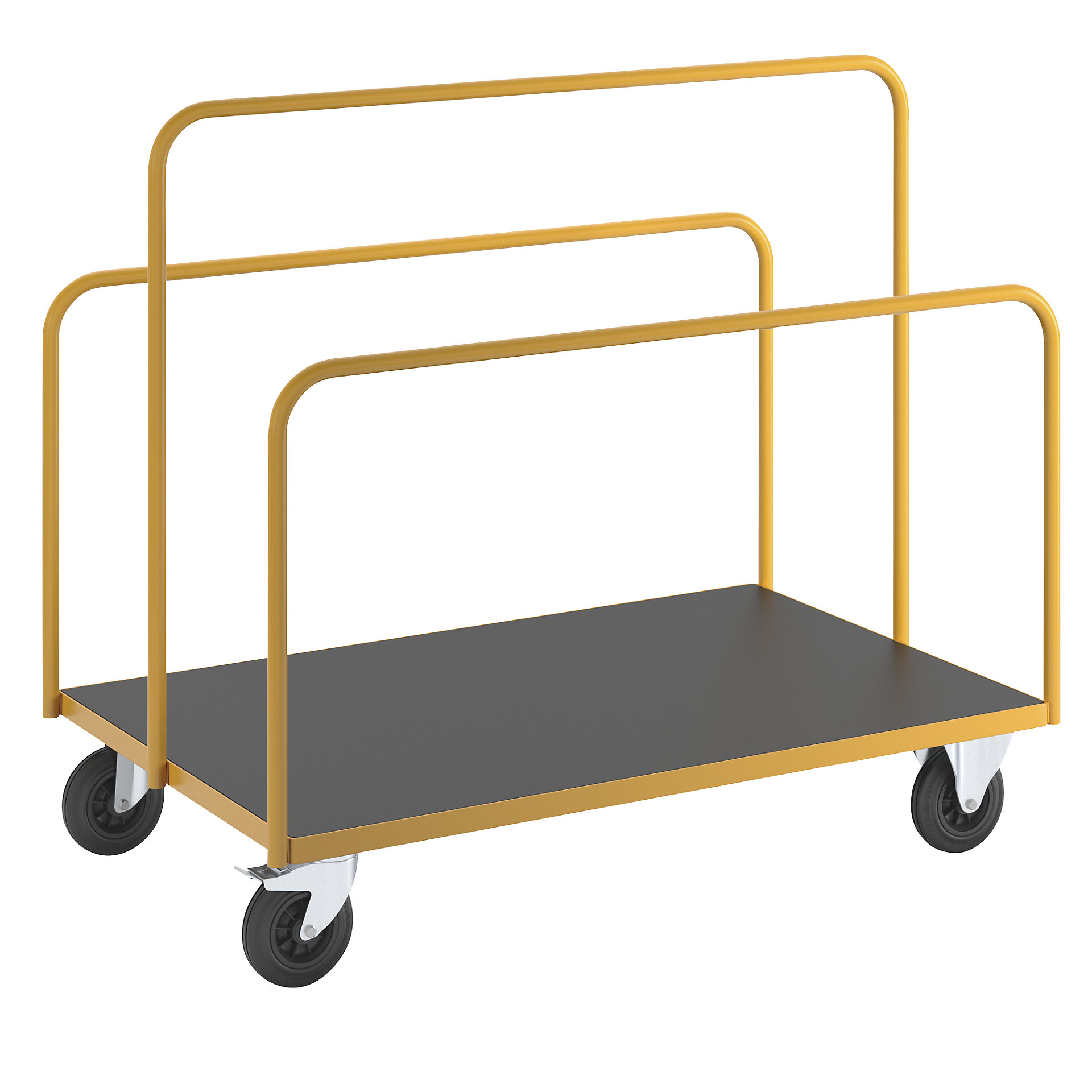Panel trolley: with 3 permanently welded tubular supports | kaiserkraft