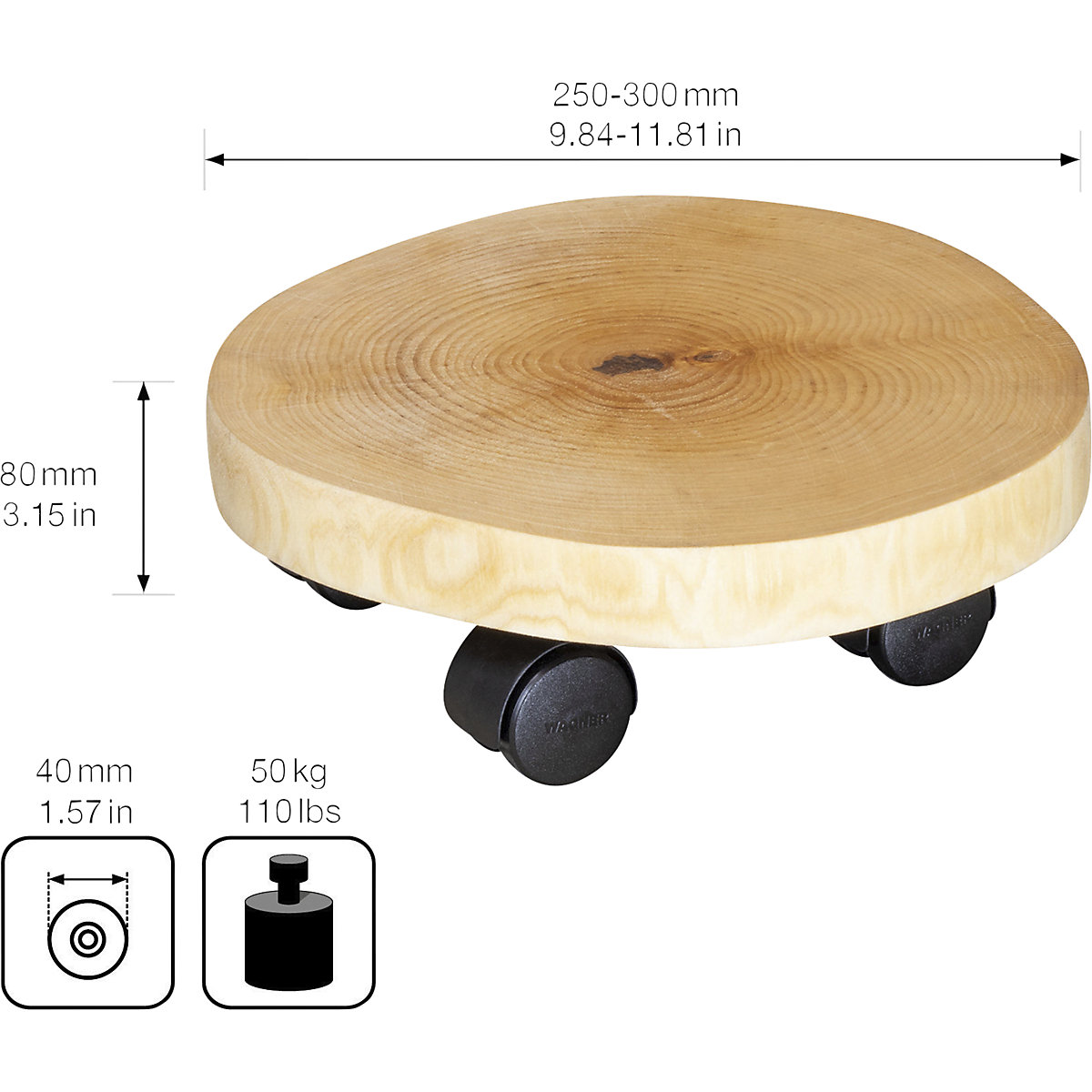 BAUMSTAMM plant dolly – Wagner (Product illustration 2)-1