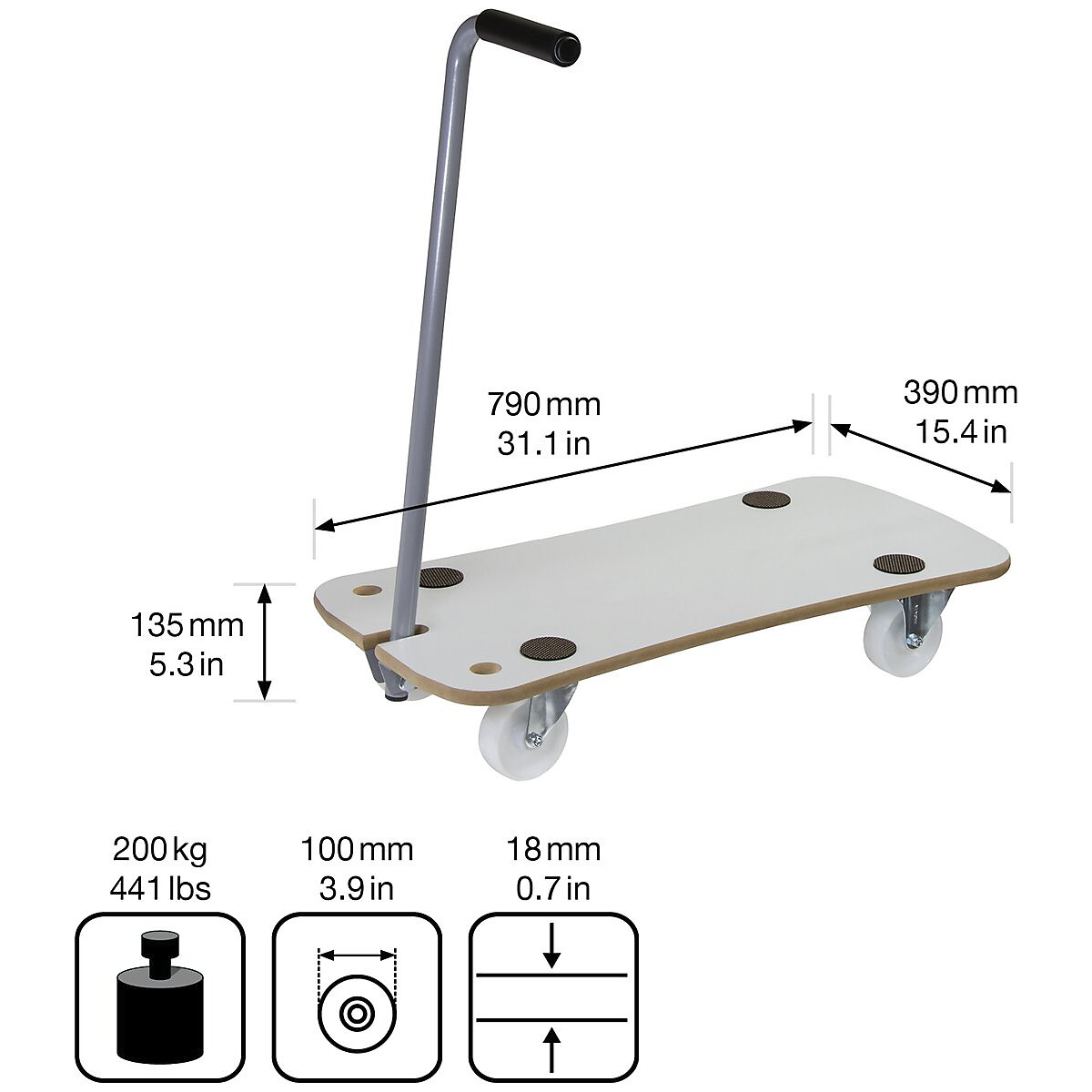STAR CARRIER ECO transport dolly – Wagner (Product illustration 15)-14