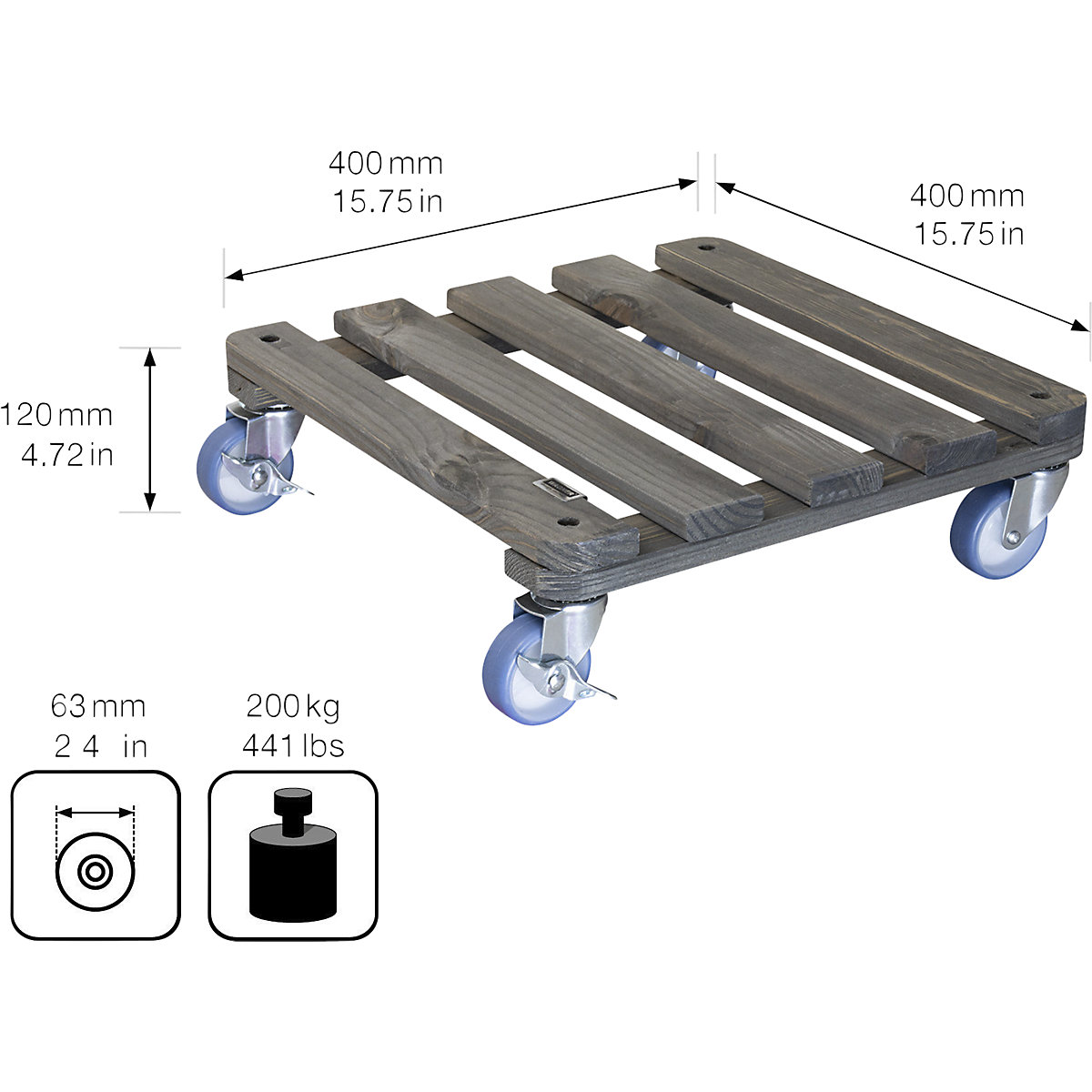 VINTAGE plant dolly – Wagner (Product illustration 2)-1