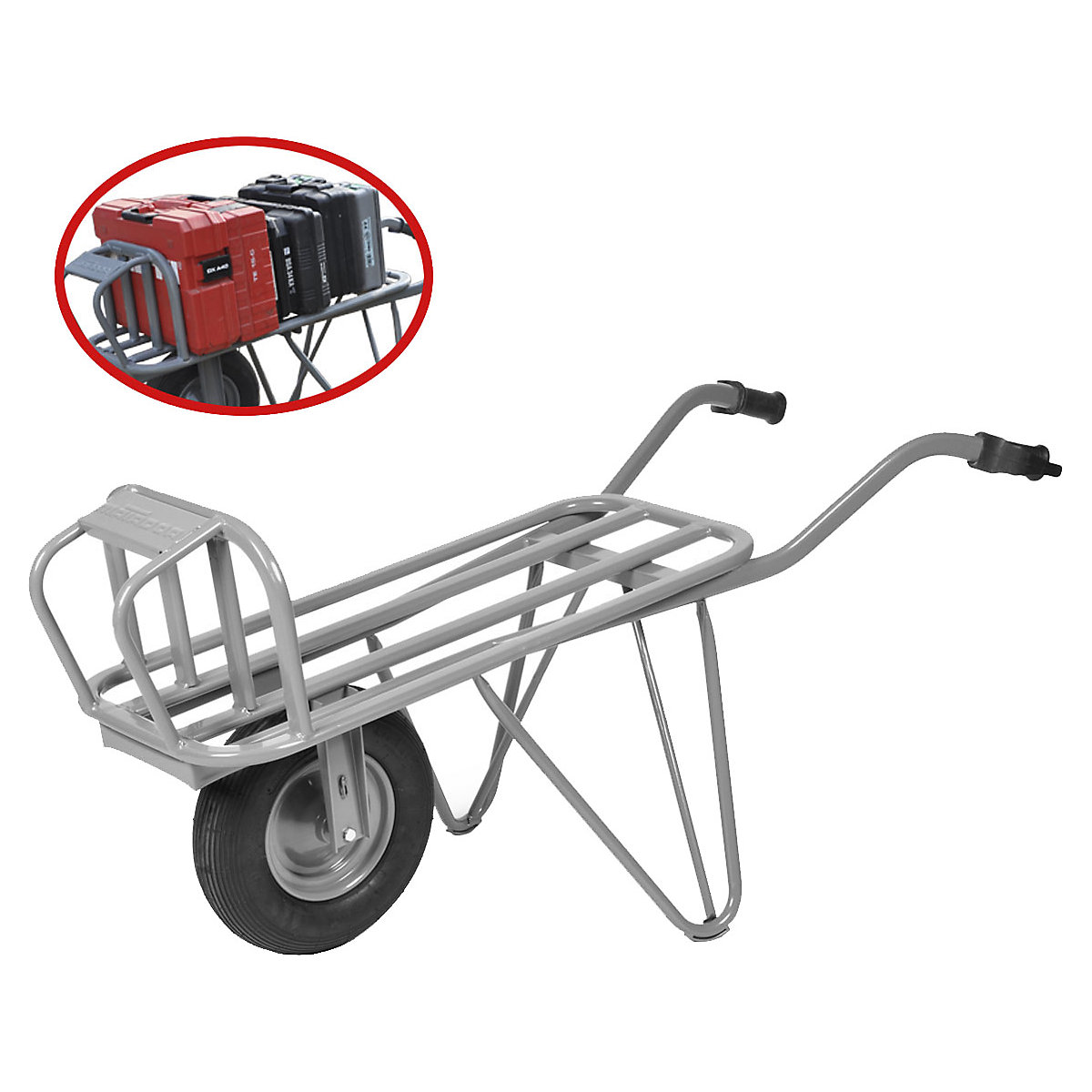 Brick and tile wheel barrow – MATADOR (Product illustration 3)-2