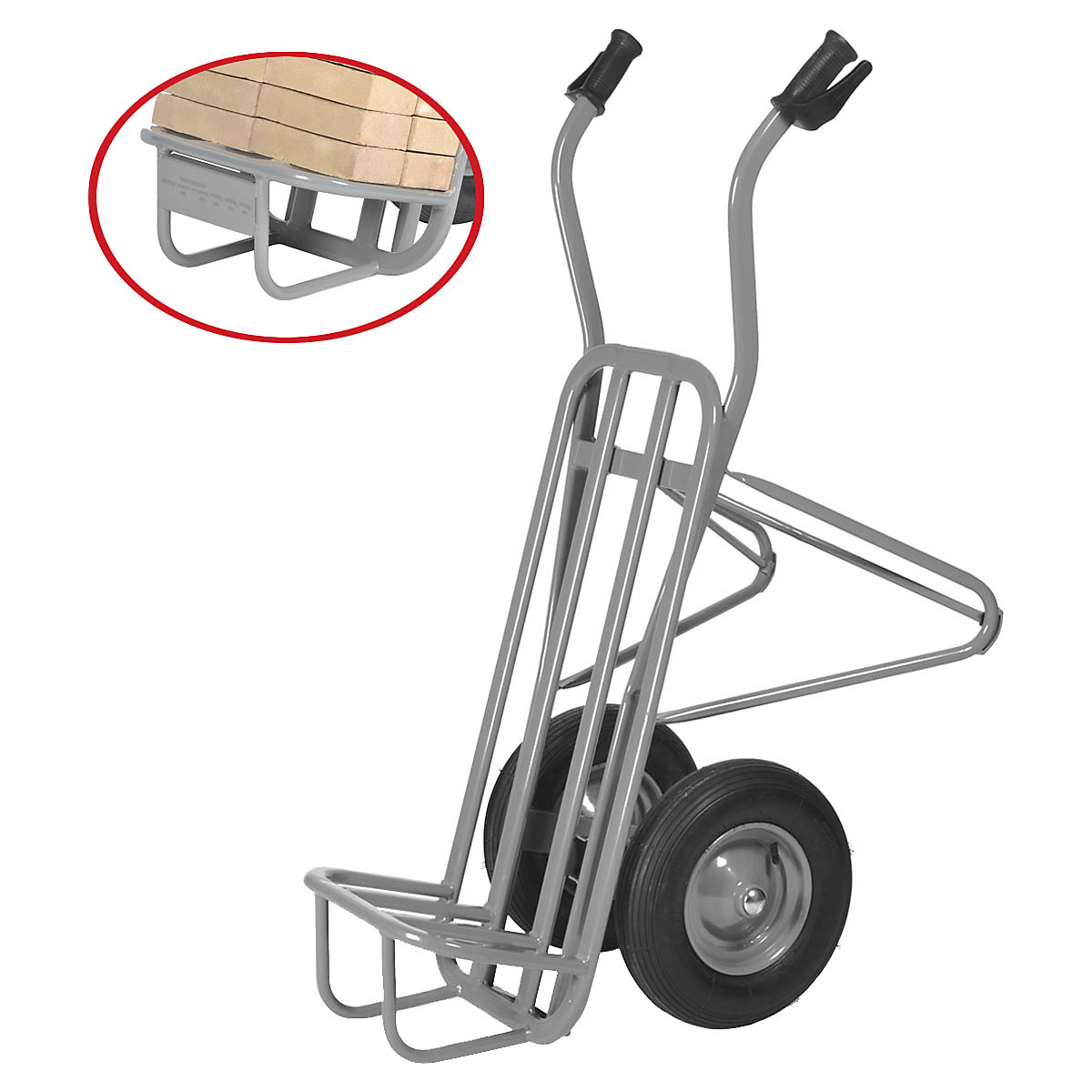 Brick and tile wheel barrow – MATADOR (Product illustration 2)-1