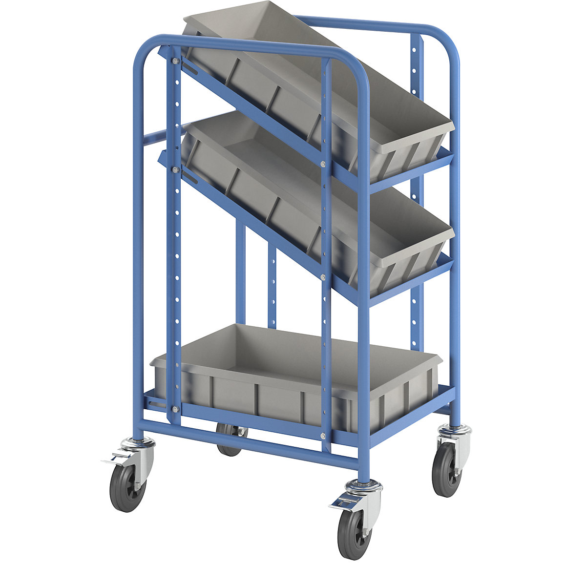 Etagewagen voor eurobakken – eurokraft pro (Productafbeelding 8)-7