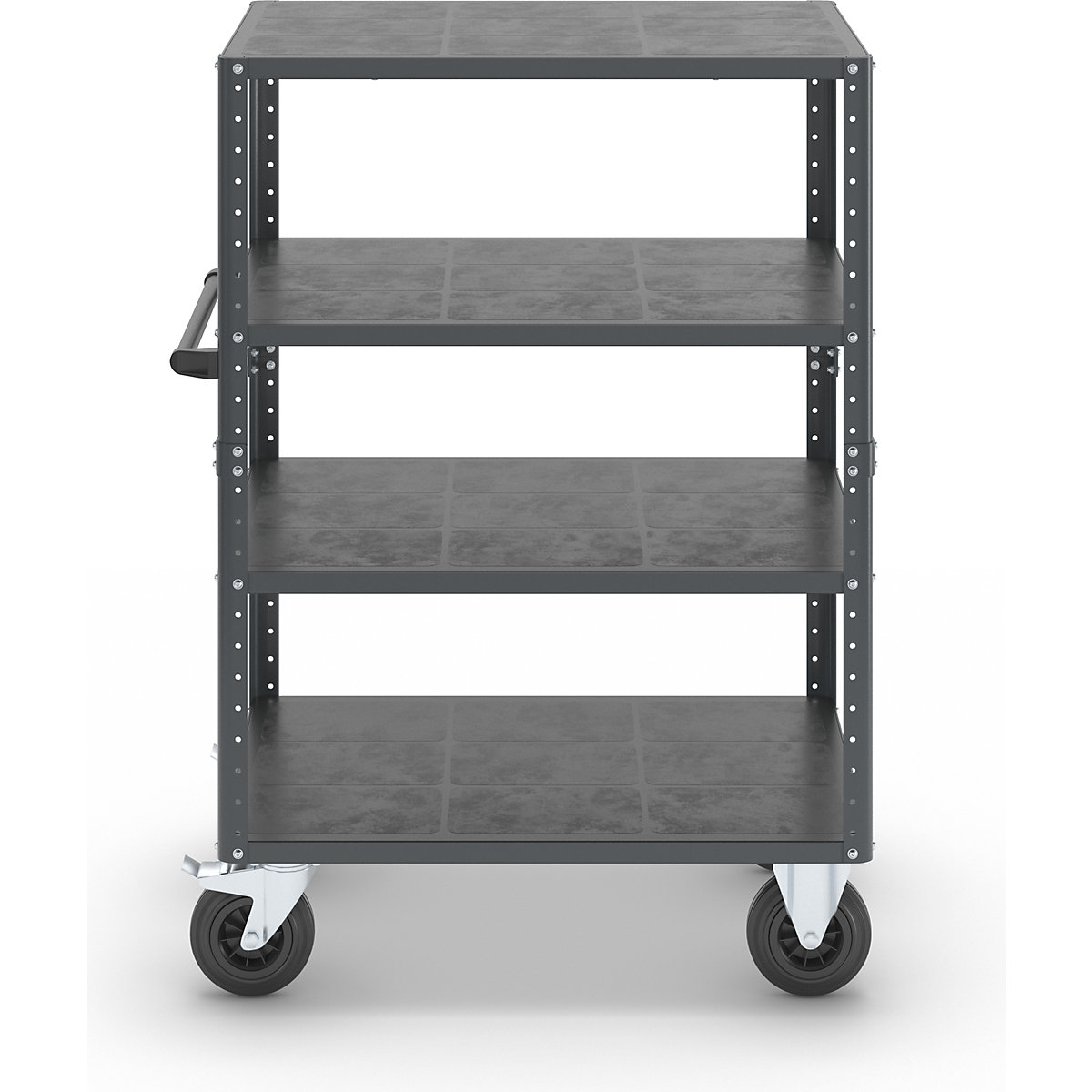 Etagewagen CustomLine, 4 zijden open – eurokraft pro (Productafbeelding 10)-9