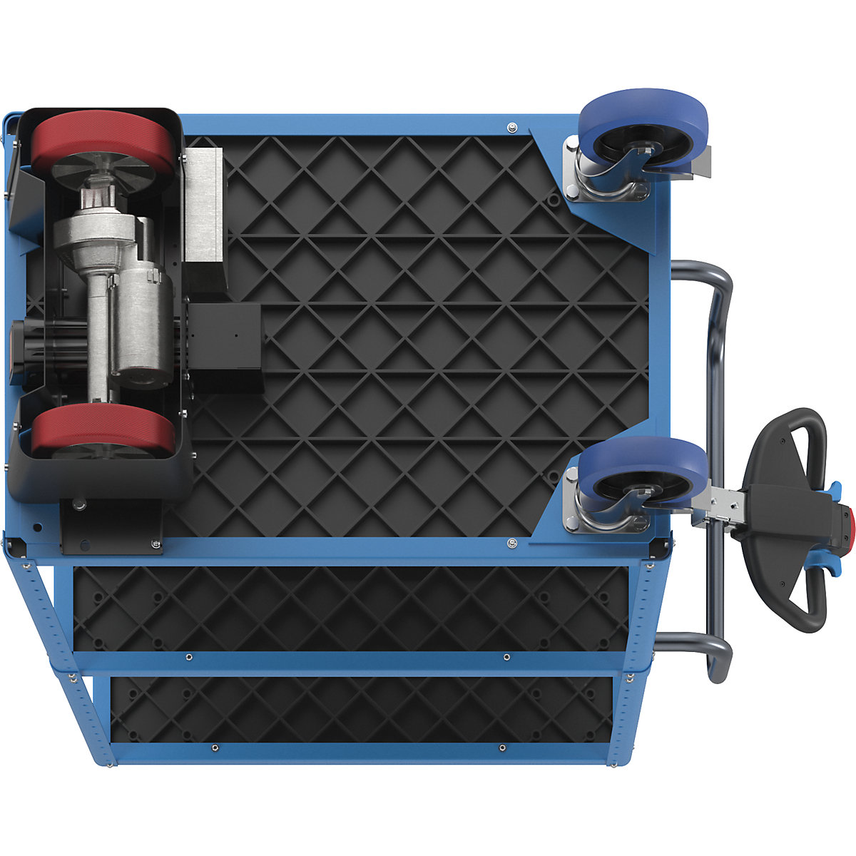 Etagewagen CustomLine met elektrische aandrijving – eurokraft pro (Productafbeelding 15)-14