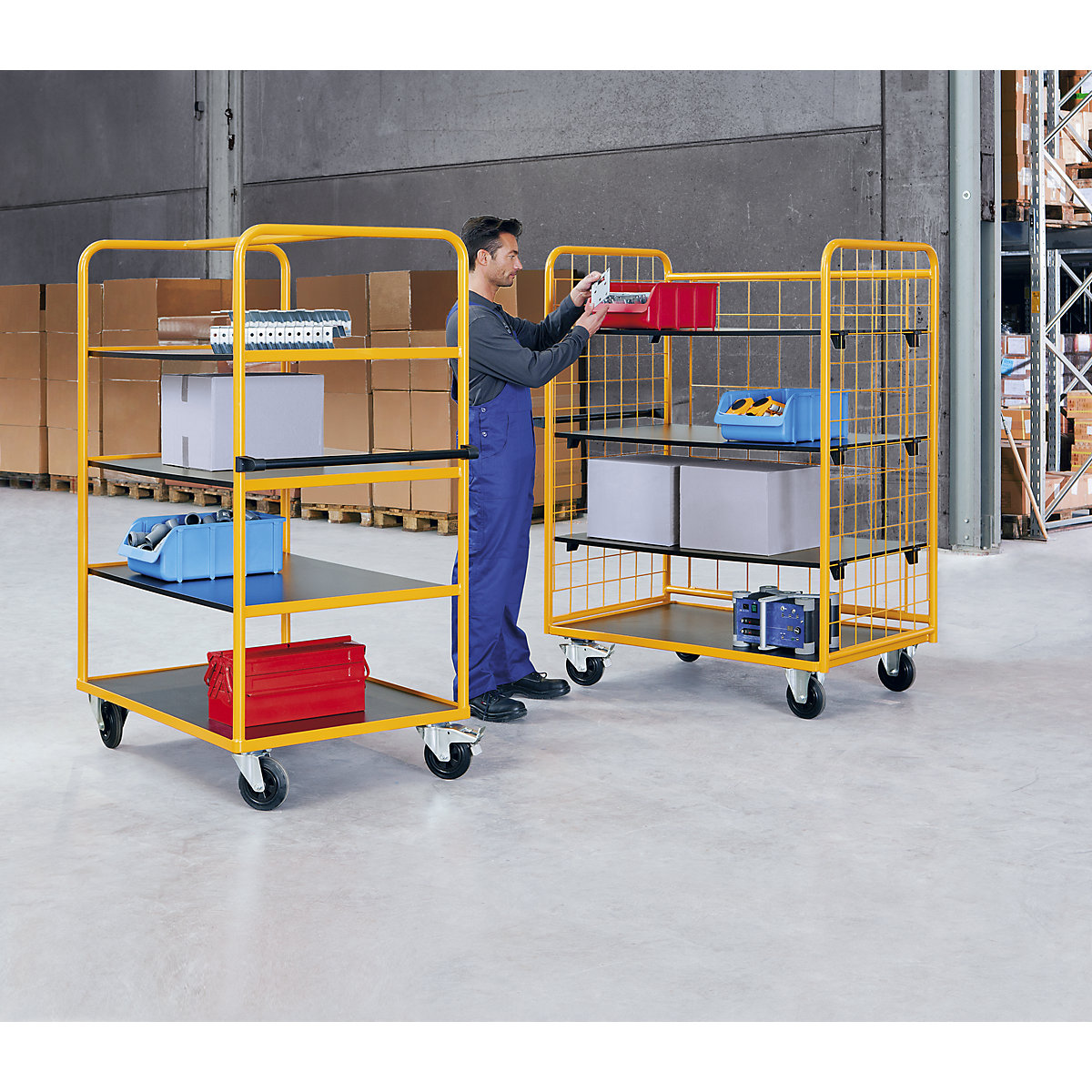 Professionele stelling- en etagewagen (Productafbeelding 2)-1