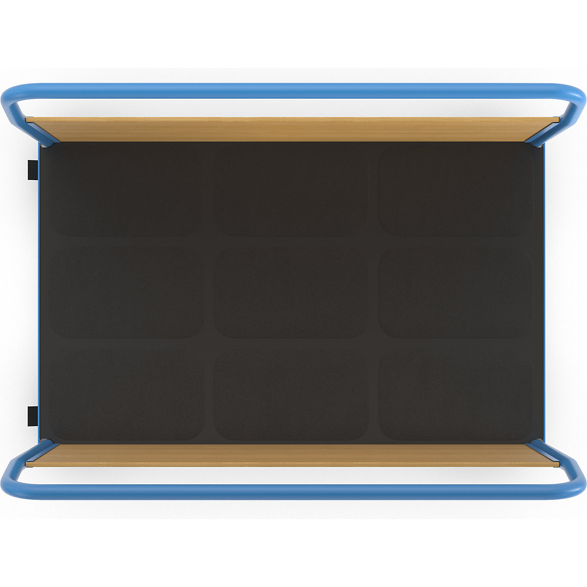 Platformwagen met houten wanden – eurokraft pro (Productafbeelding 7)-6