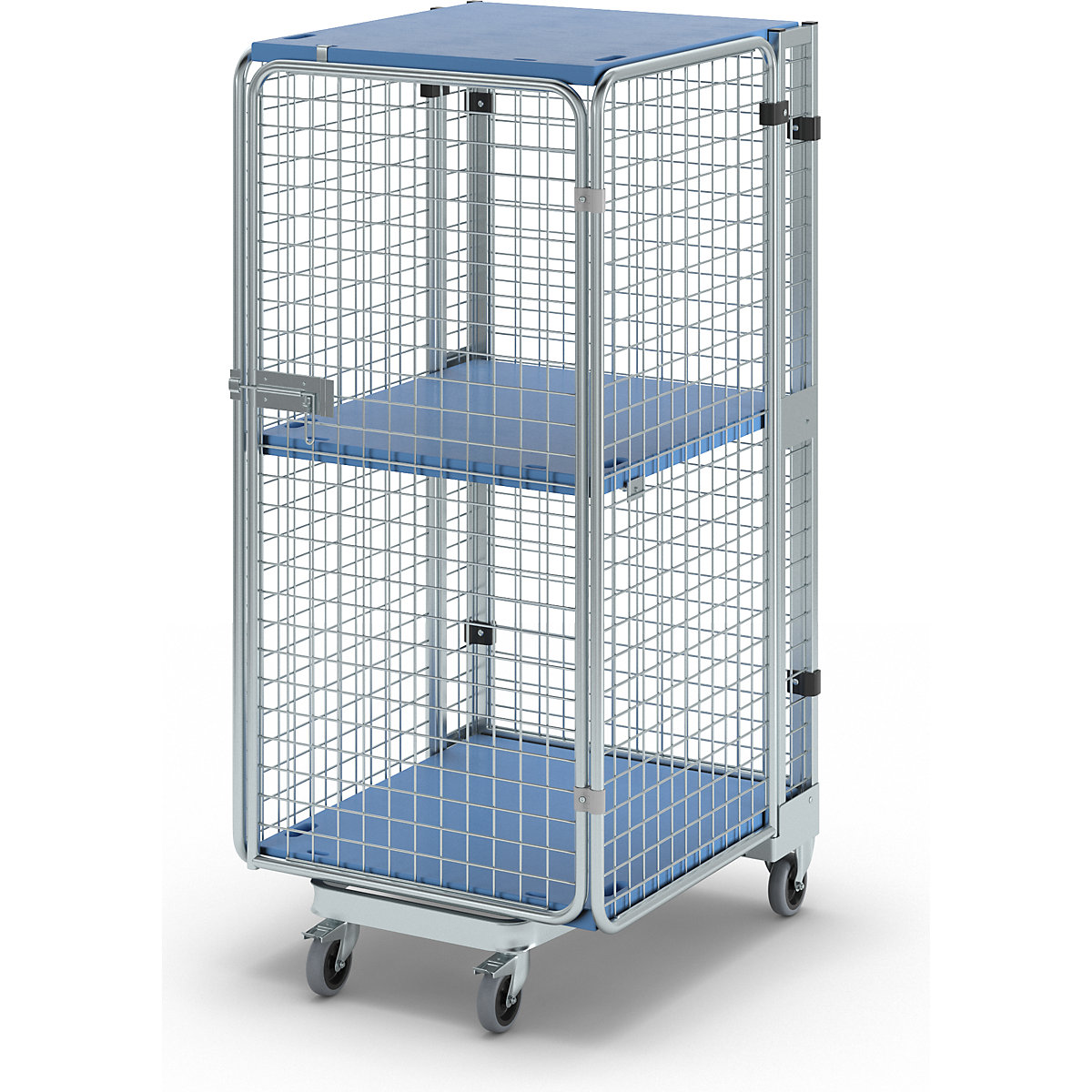 Rolcontainer, beveiligd tegen diefstal