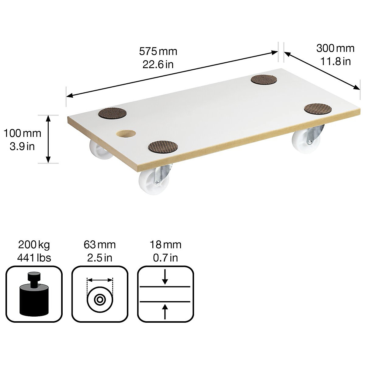 Transportrol met greepopening – Wagner (Productafbeelding 14)-13