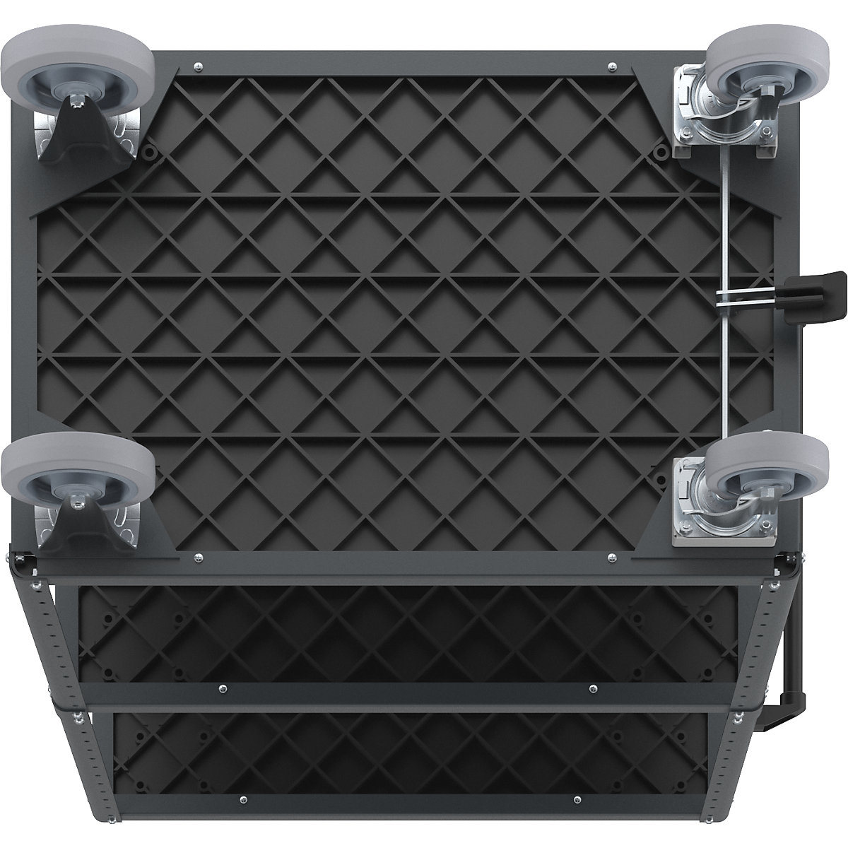 Etagenwagen CustomLine, 4-seitig offen eurokraft pro (Produktabbildung 11)-10