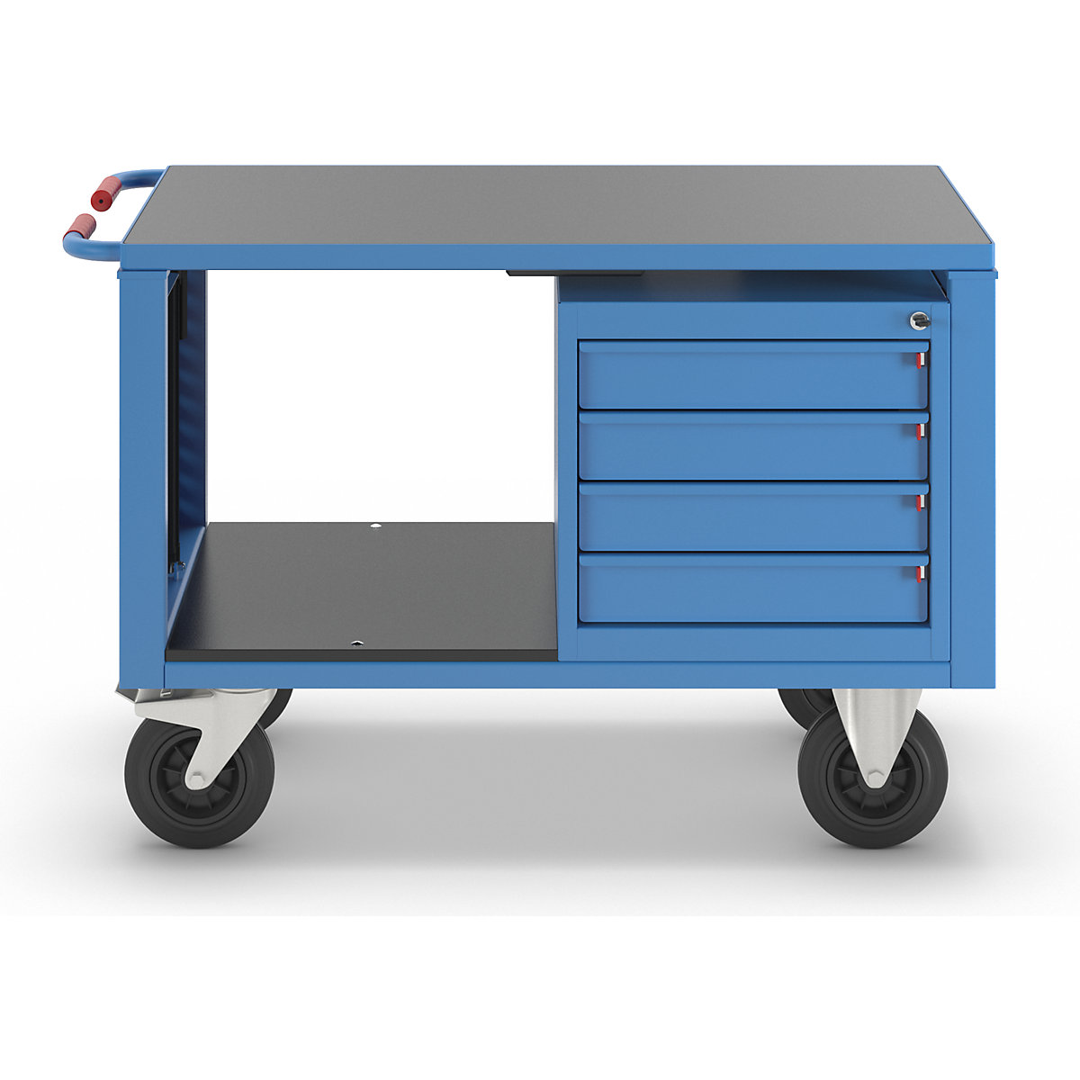 Montagewagen, elektrisch höhenverstellbar eurokraft pro (Produktabbildung 7)-6