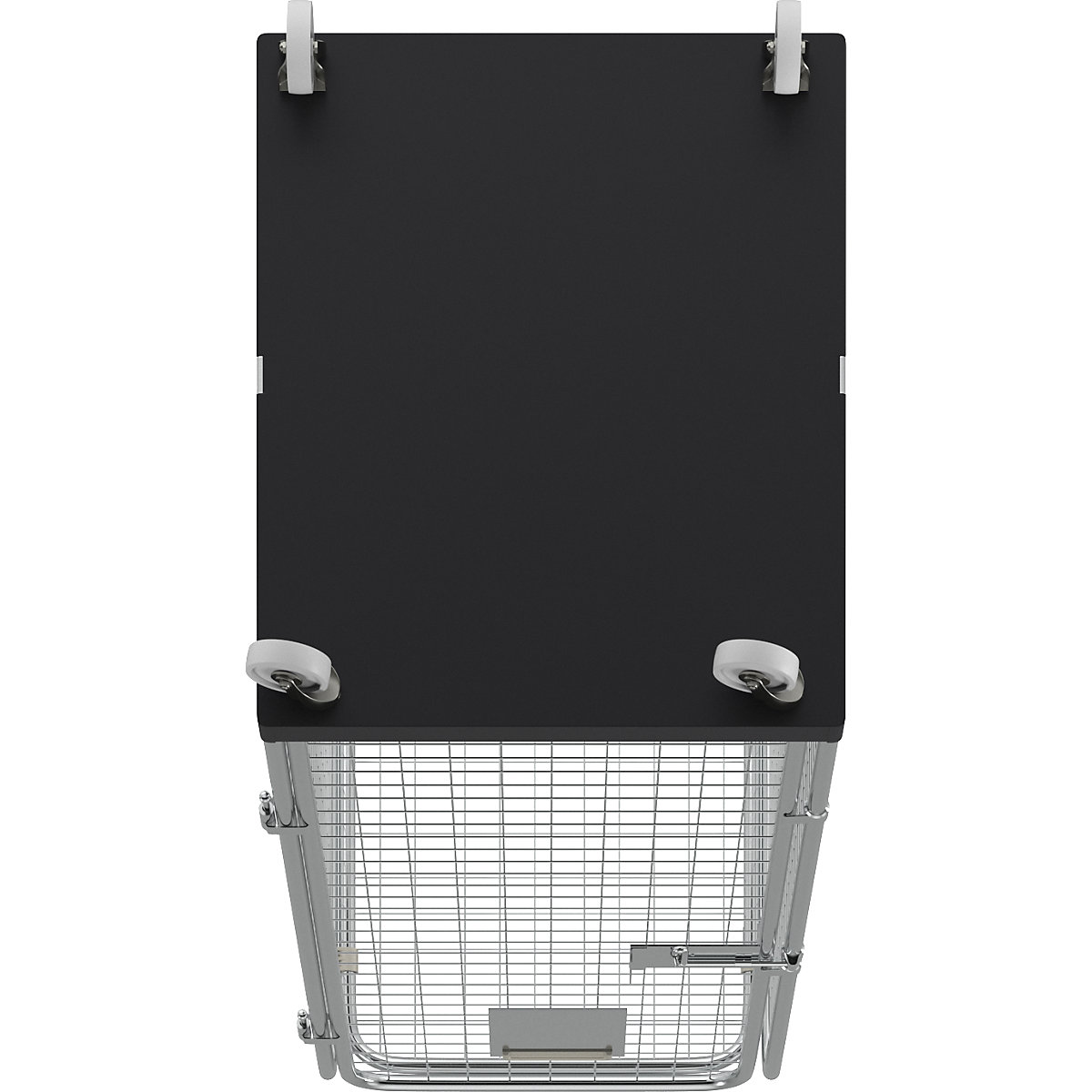 Rollbehälter mit Gitterwänden eurokraft basic (Produktabbildung 6)-5