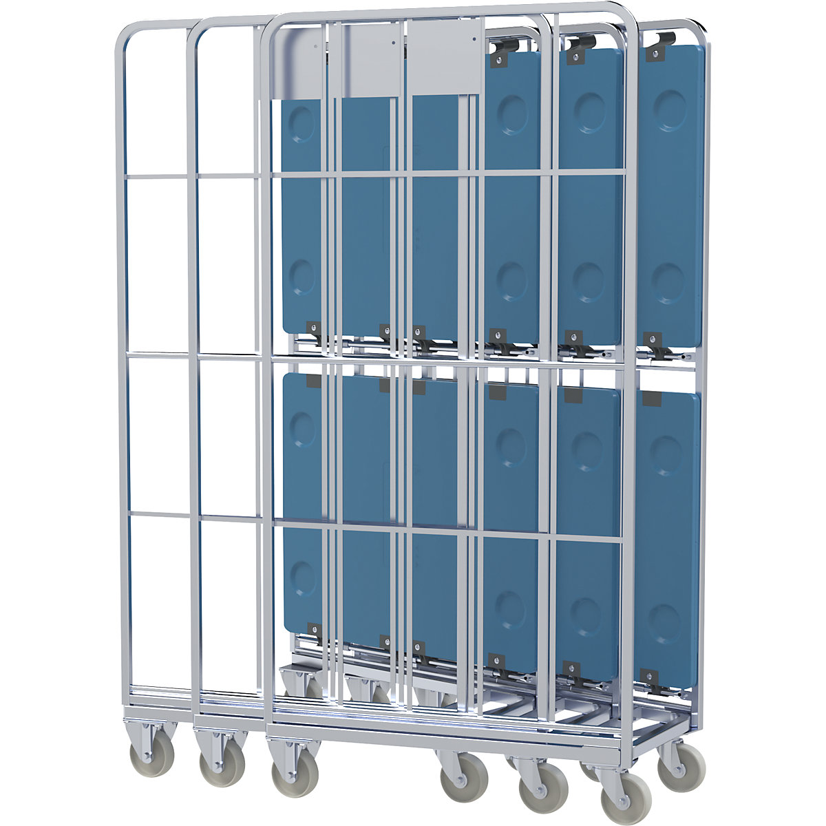kaiserkraft Ergo Nestable 2-sided Roll Container 700x800mm 5