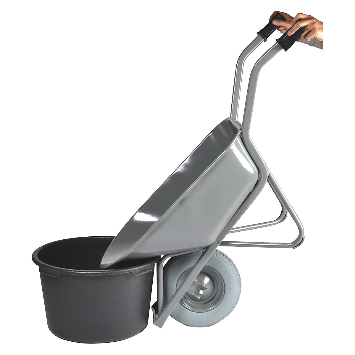 Baustellen-Schubkarre MATADOR (Produktabbildung 4)-3