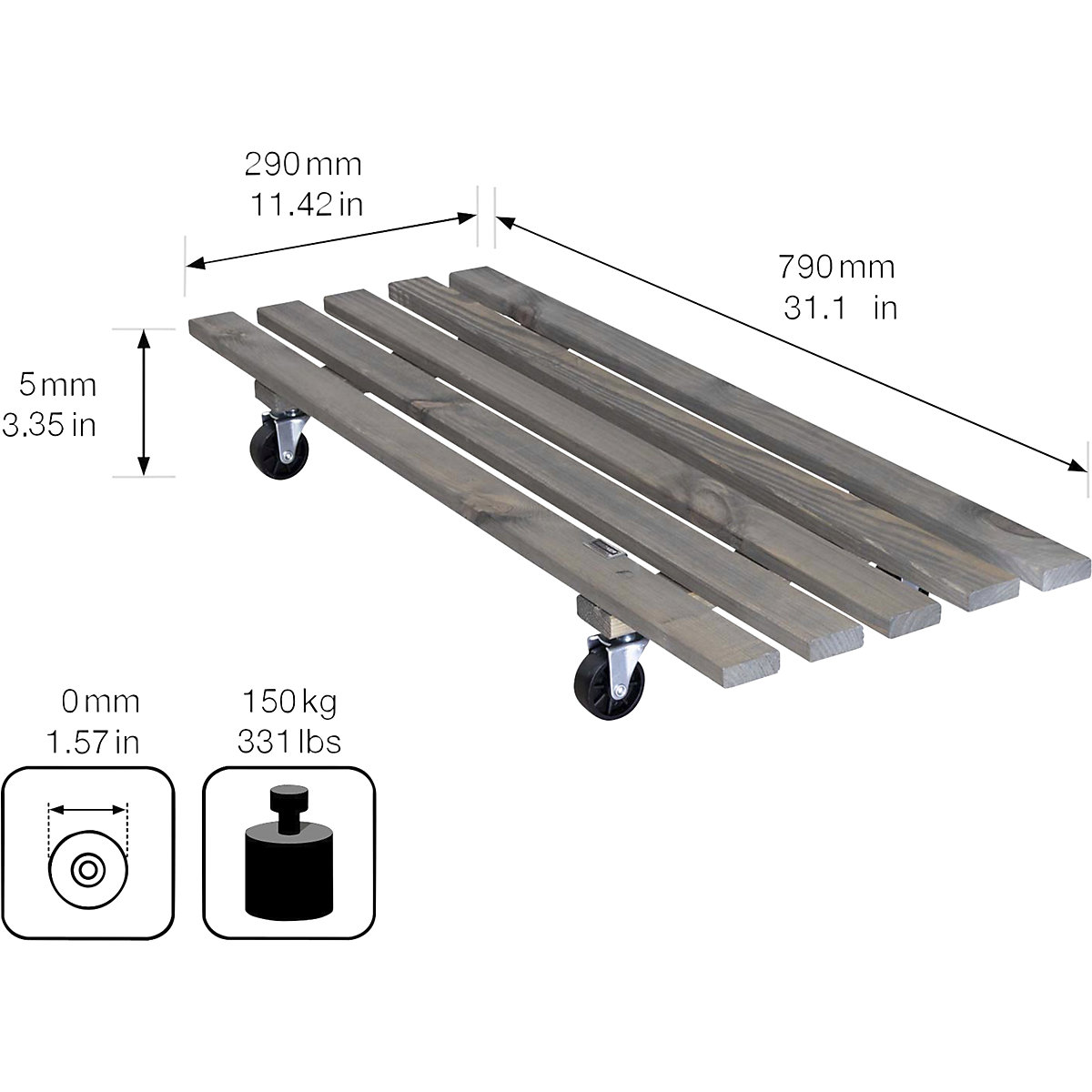 Pflanzenroller DOUBLE Wagner (Produktabbildung 2)-1