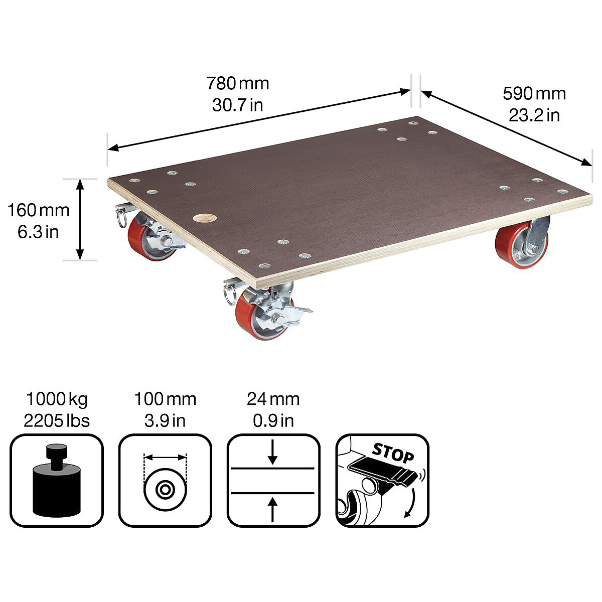 Transportroller PROFESSIONAL PREMIUM Wagner (Produktabbildung 14)-13