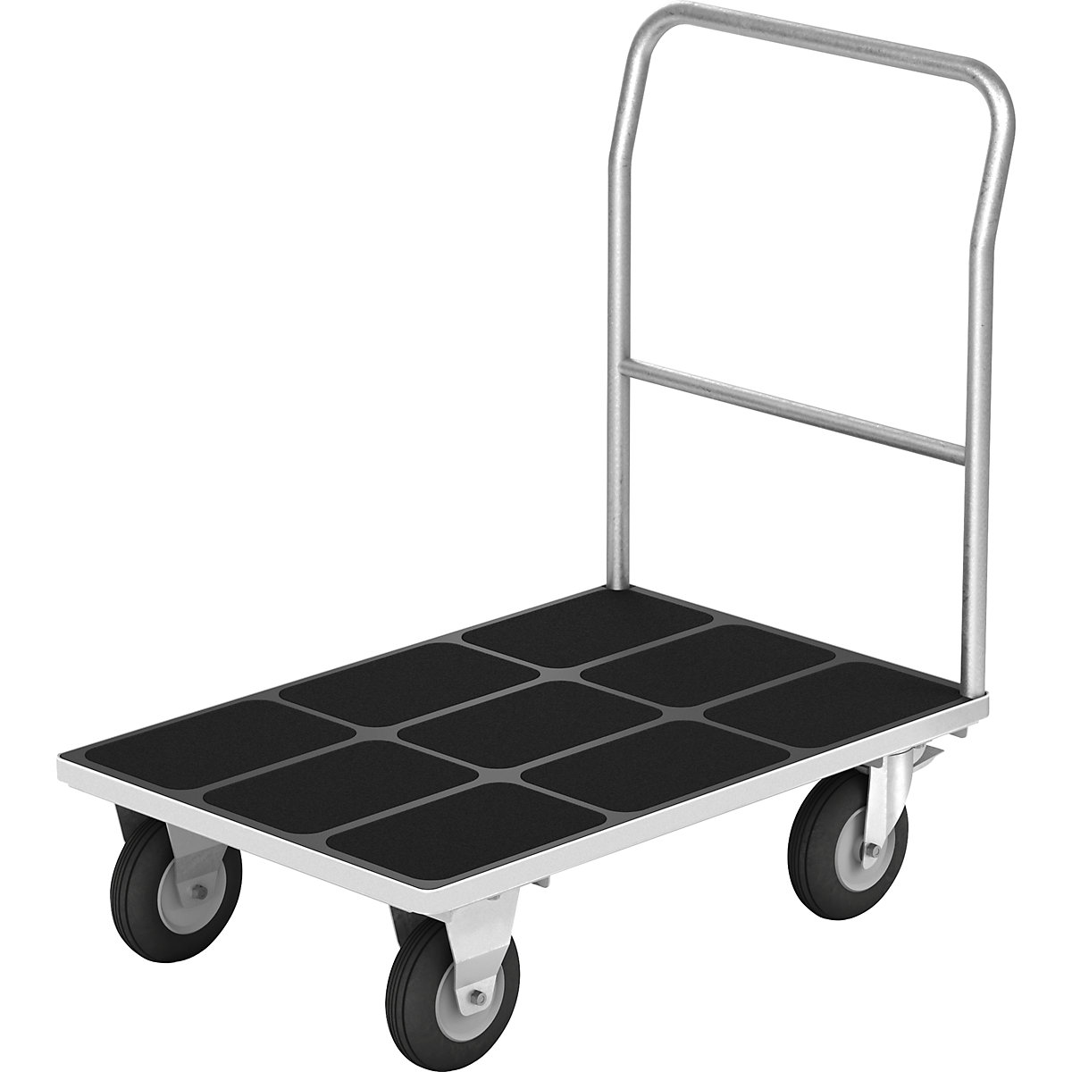 Plattformwagen mit Gitterwänden eurokraft pro (Produktabbildung 2)-1