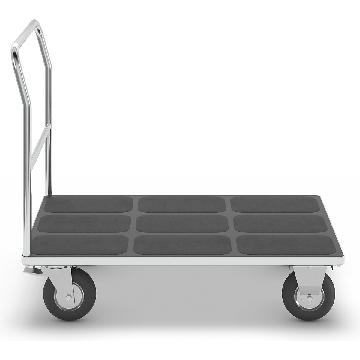 Plattformwagen mit Gitterwänden eurokraft pro (Produktabbildung 3)-2