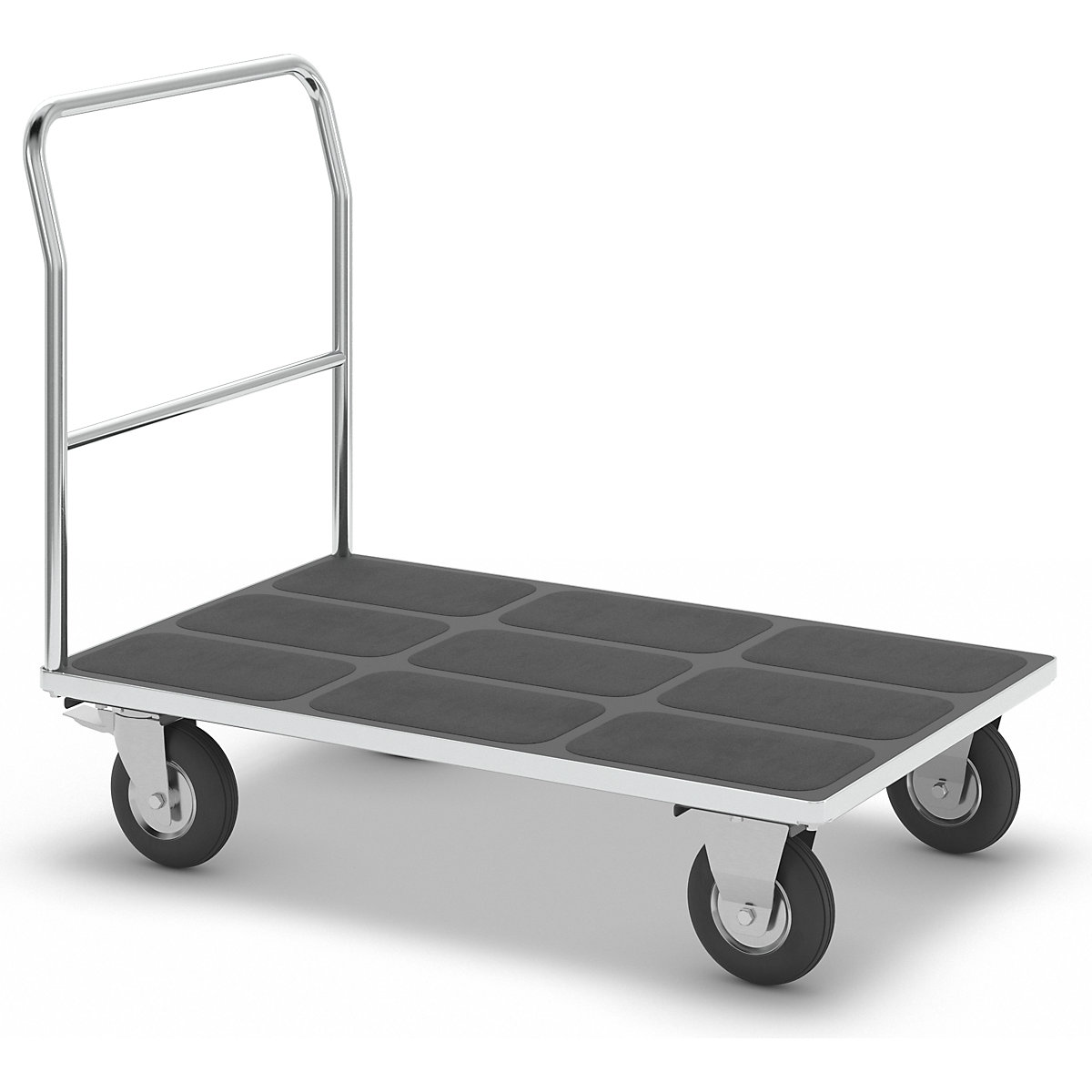 Plattformwagen mit Gitterwänden eurokraft pro (Produktabbildung 4)-3