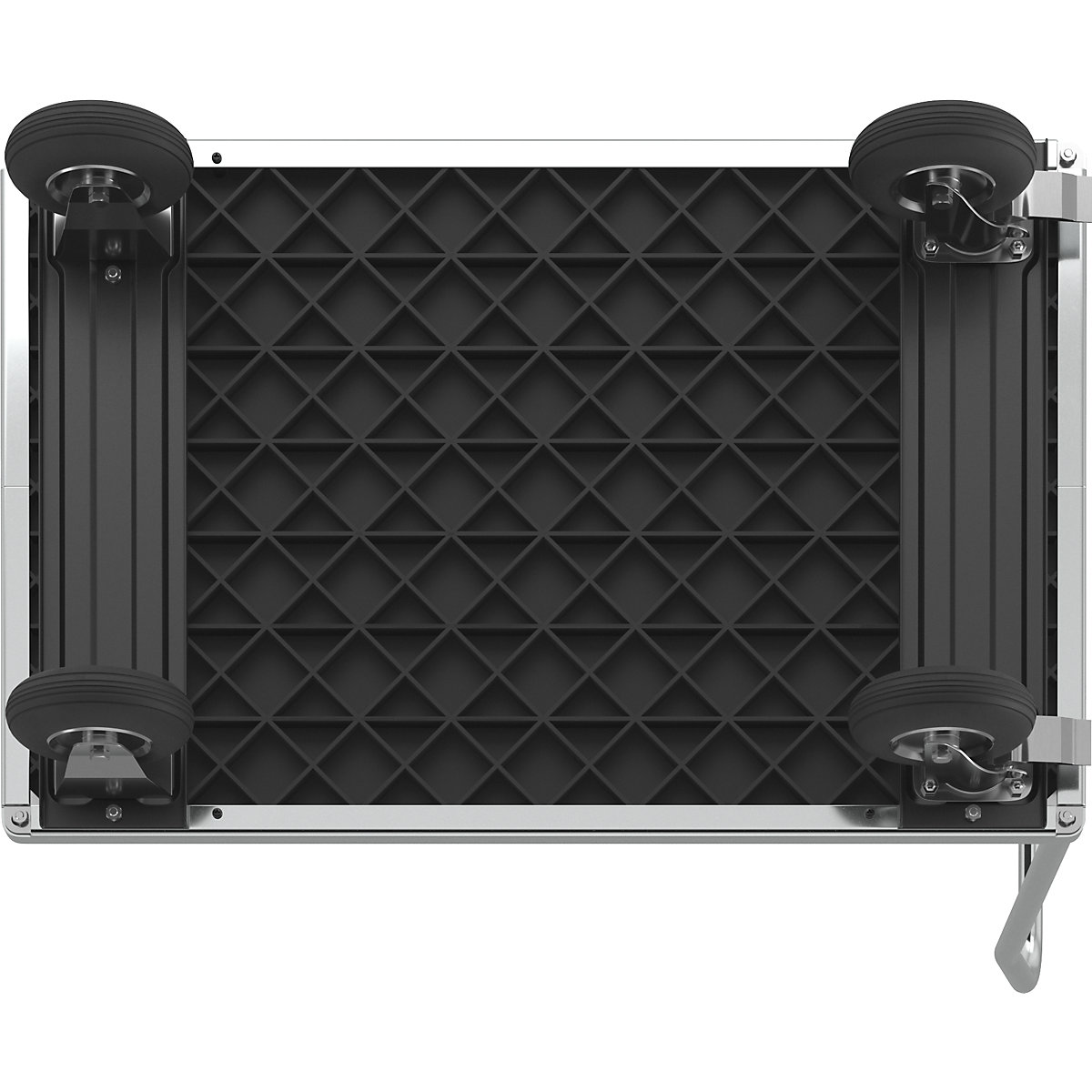 Plattformwagen mit Gitterwänden eurokraft pro (Produktabbildung 7)-6