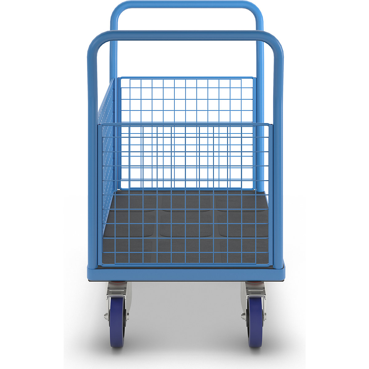 Plattformwagen mit Gitterwänden eurokraft pro (Produktabbildung 5)-4