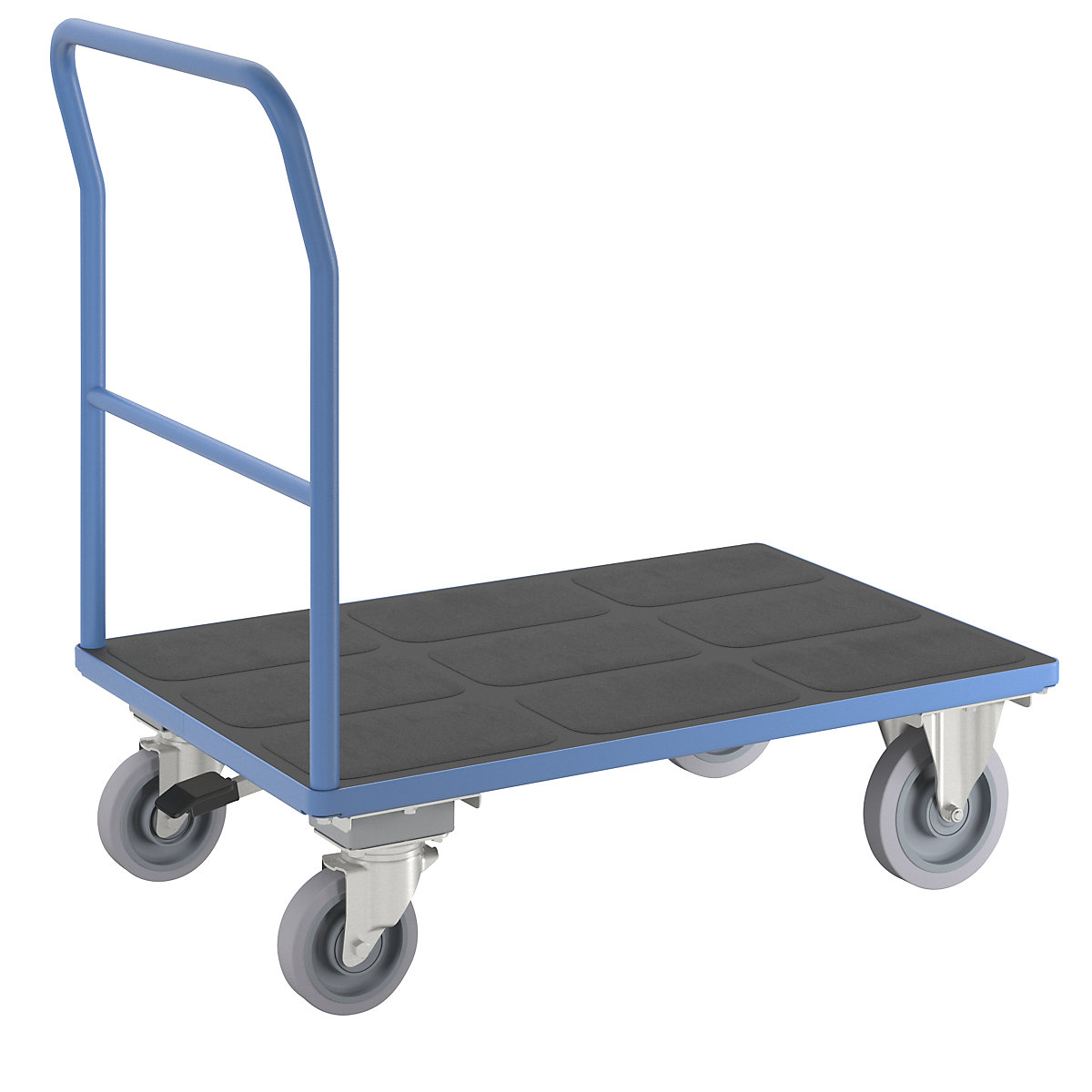 Plattformwagen mit Gitterwänden eurokraft pro