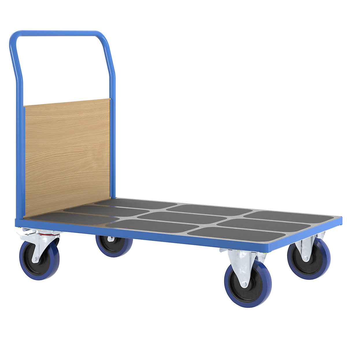Plattformwagen mit Holzwänden eurokraft pro (Produktabbildung 2)-1