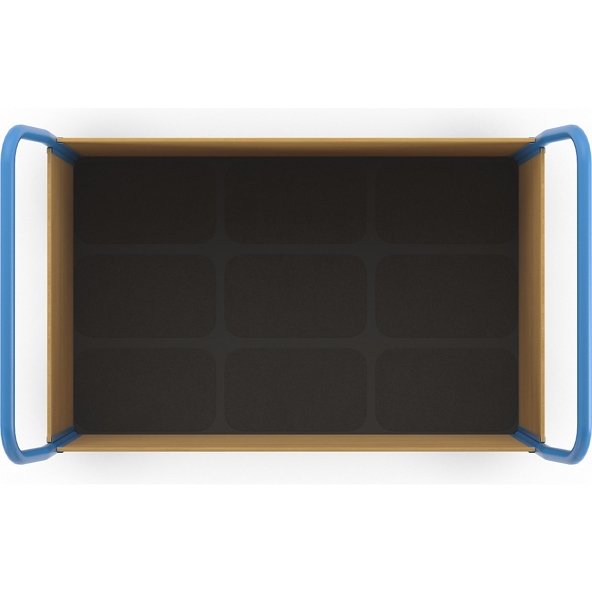 Plattformwagen mit Holzwänden eurokraft pro (Produktabbildung 9)-8