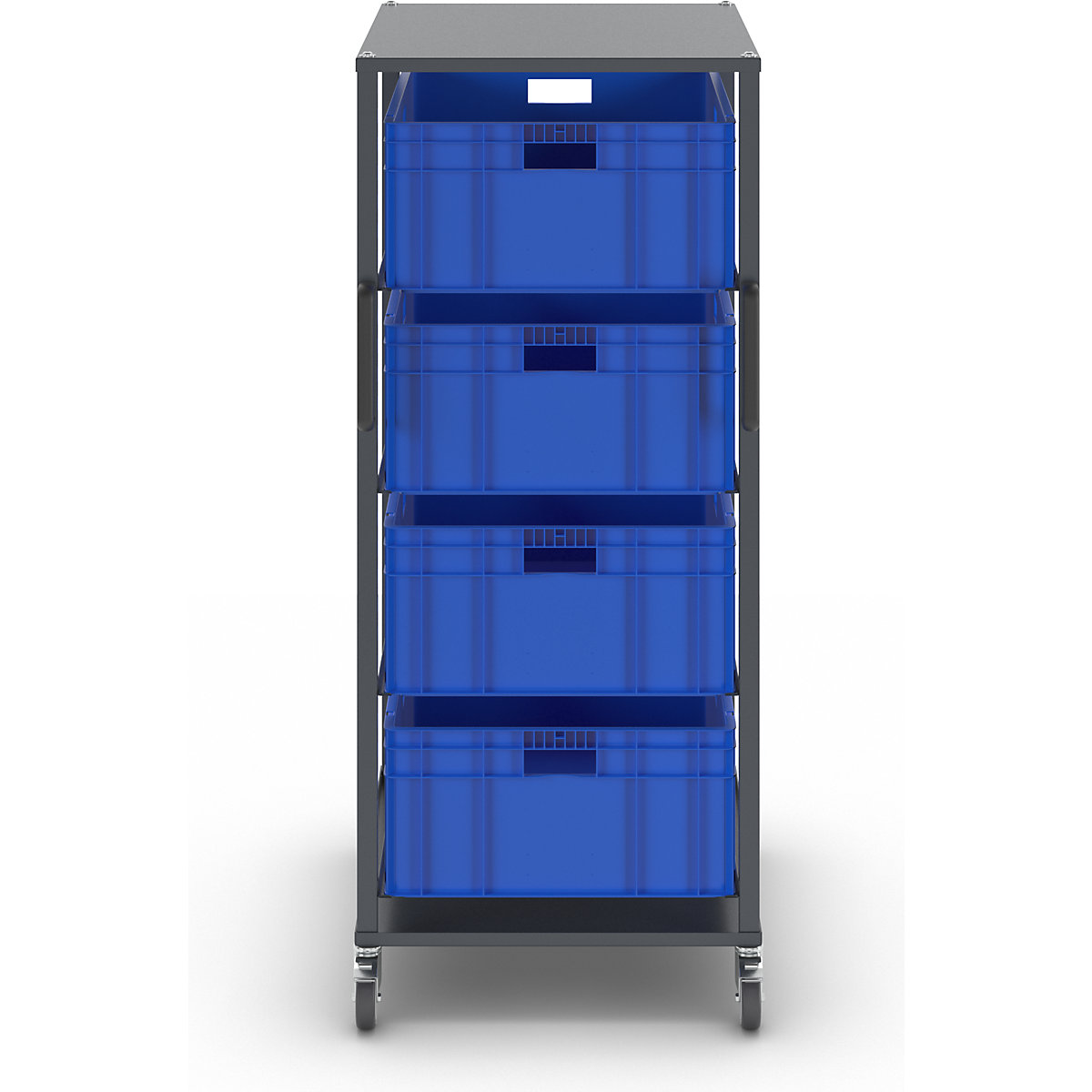 Transportni voziček za evro zaboje CustomLine – eurokraft pro (Slika izdelka 10)-9