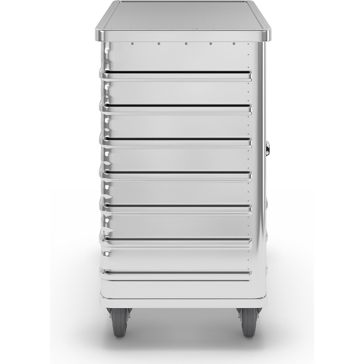 Aluminijska kolica s kutijom, preklopna bočna stijenka – Gmöhling (Prikaz proizvoda 5)-4