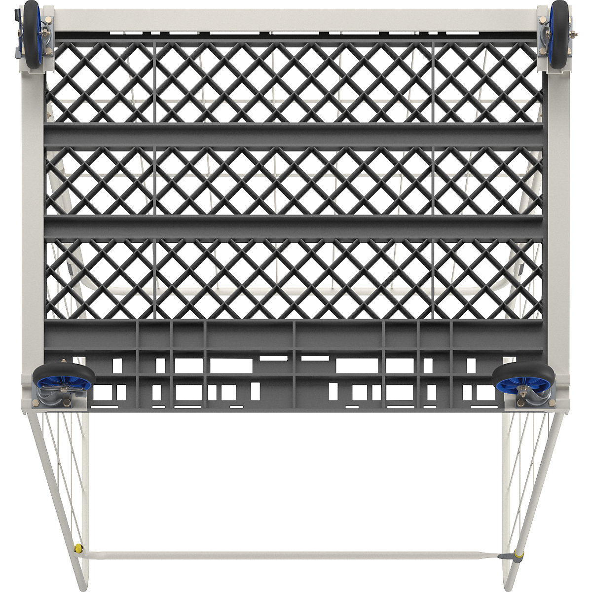 Pojemnik na rolkach, nośność 500 kg – PRESTAR (Zdjęcie produktu 5)-4