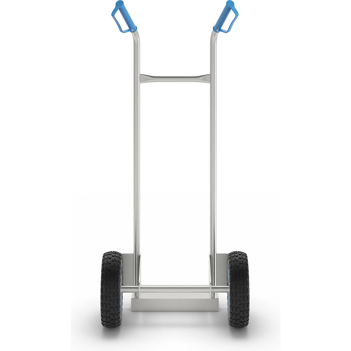 Taczka transportowa, ze stali szlachetnej – eurokraft basic (Zdjęcie produktu 4)-3