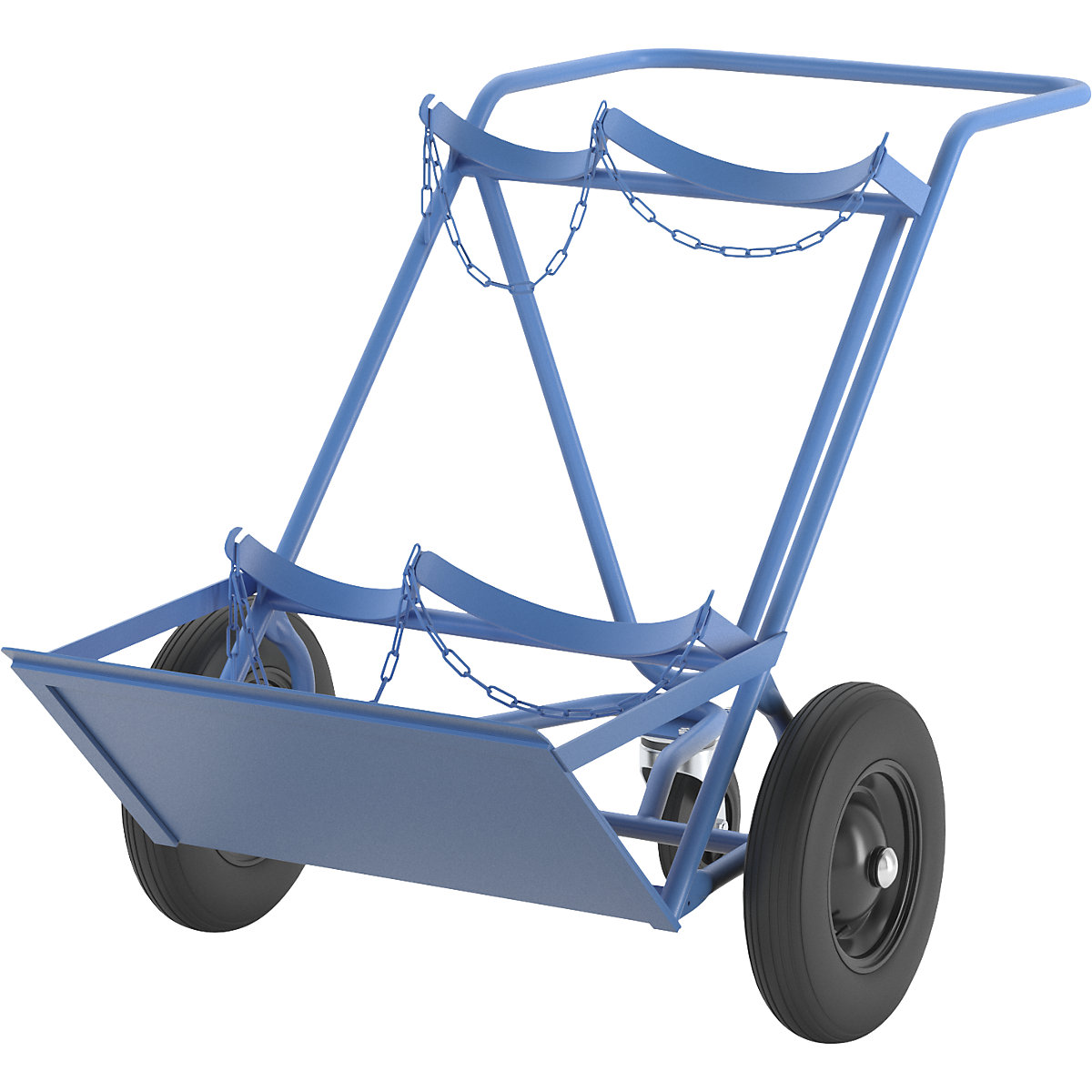 Taczka na butle stalowe i butle z gazem – eurokraft pro (Zdjęcie produktu 6)-5