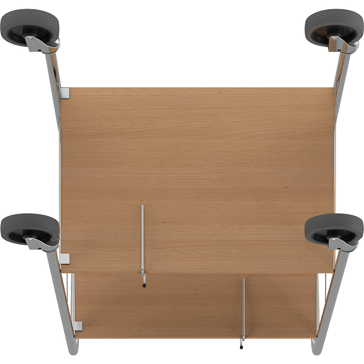 Wózek na segregatory, chromowany – HelgeNyberg (Zdjęcie produktu 7)-6